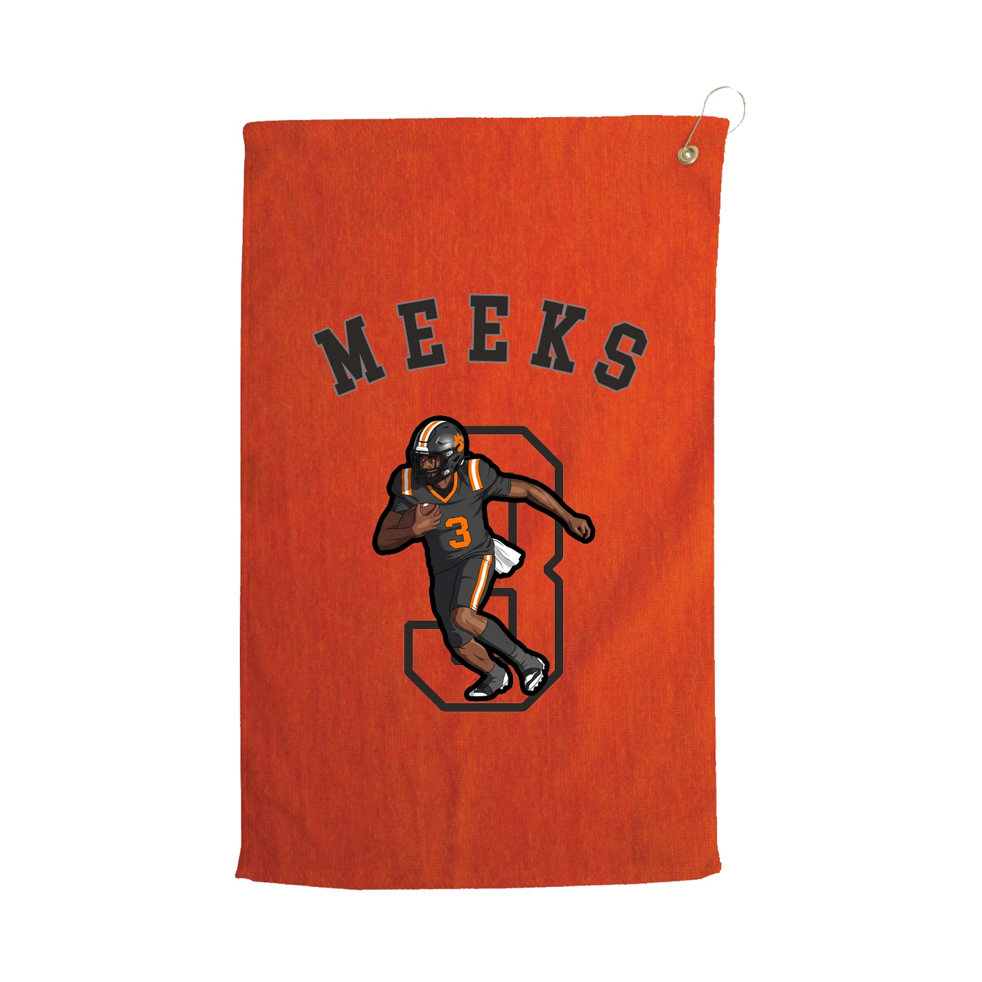 Golf Towel — Shirsey Arch in Orange