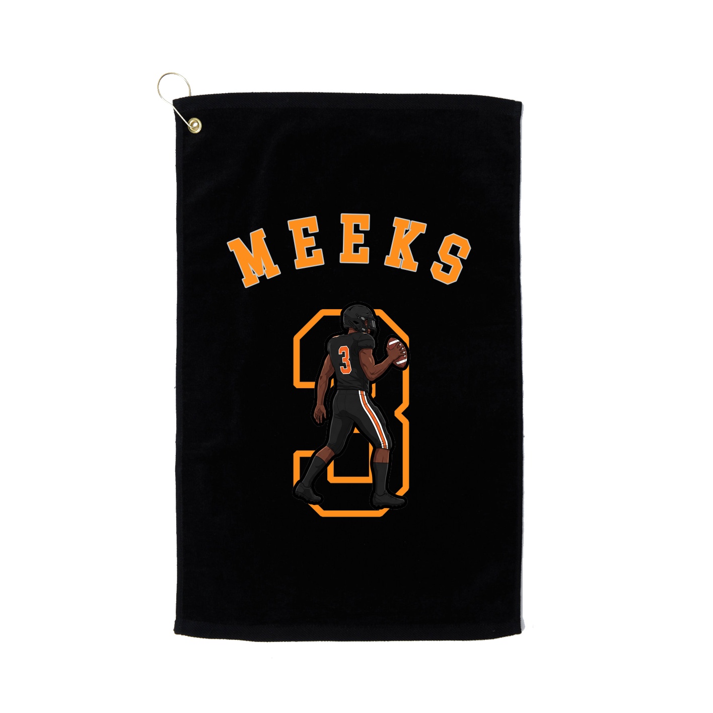 Golf Towel — Shirsey Arch in Black