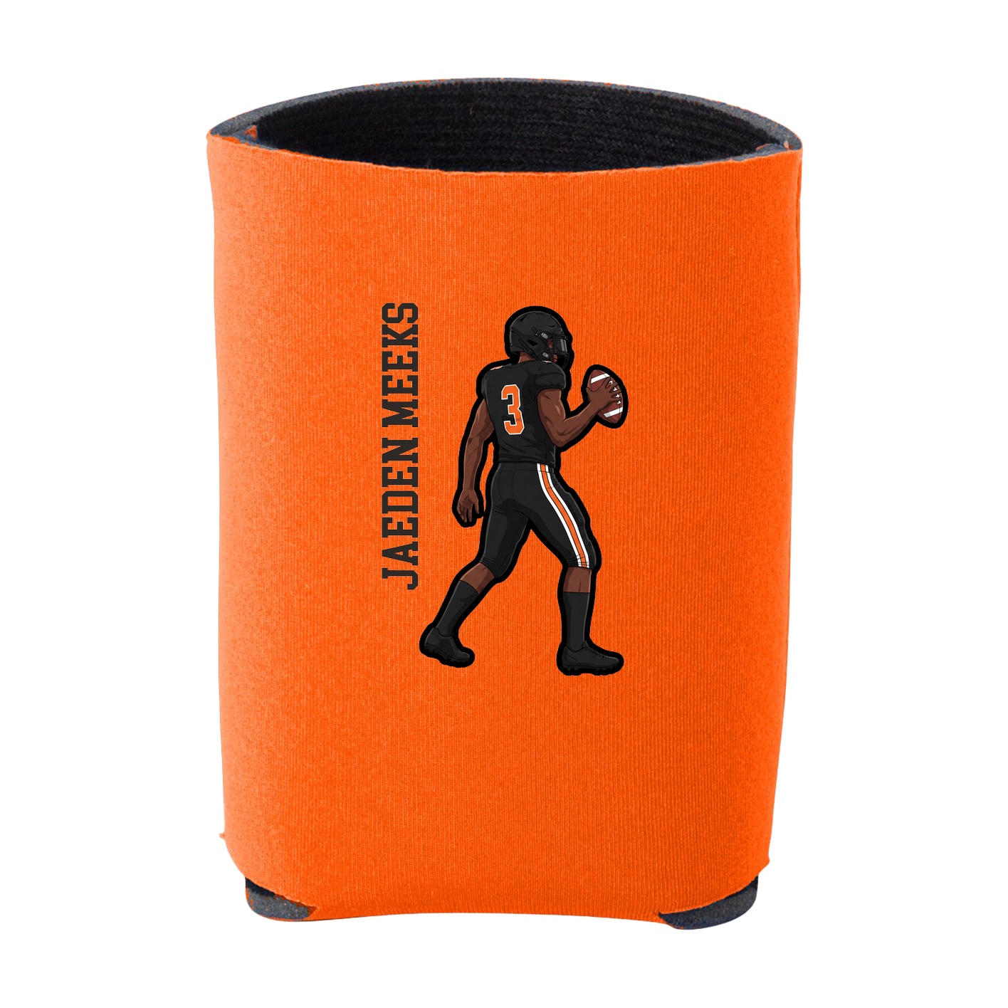 Can Holder — Name Vertical in Orange