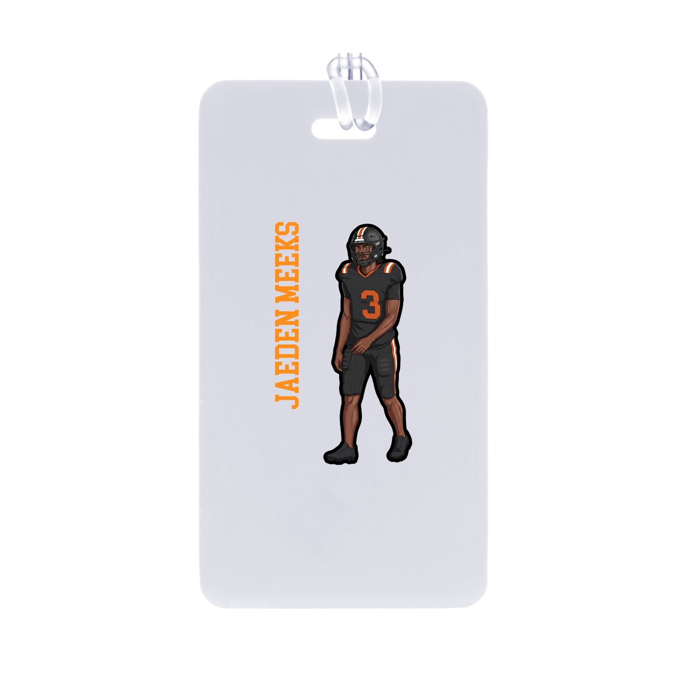Bag Tag — Name Vertical in Classic