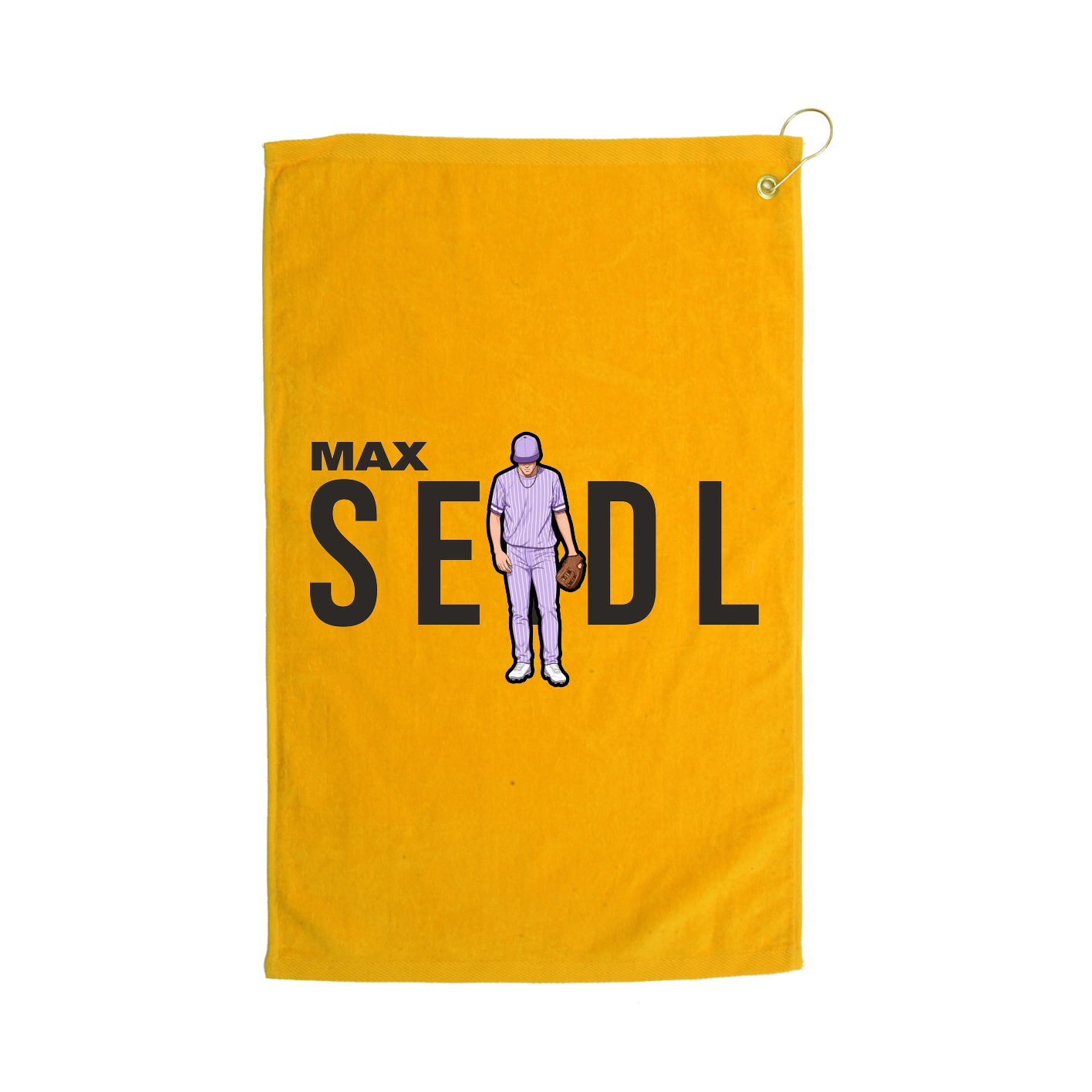Golf Towel — Player Name in Gold