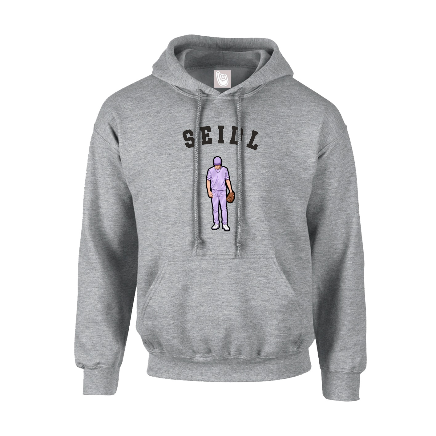 Youth Hoodie — Shirsey Arch in Grey