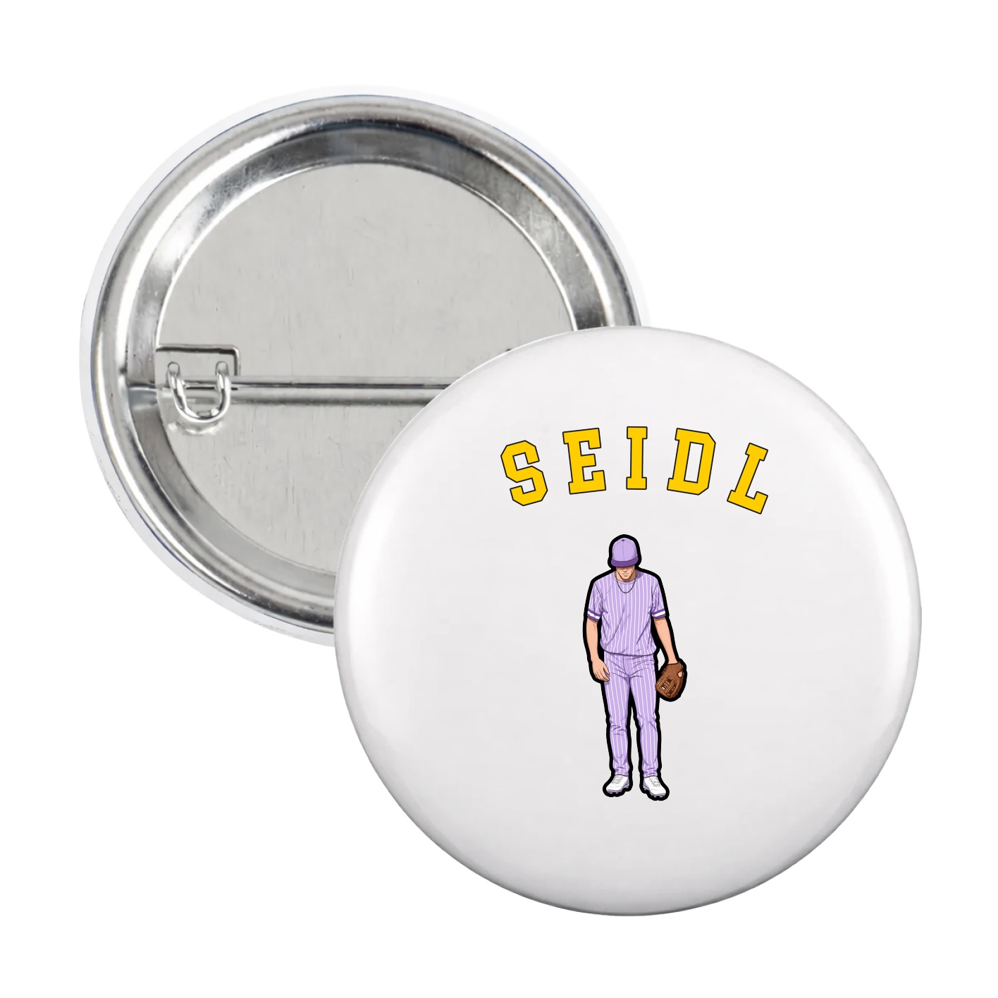 Game Day Button — Shirsey Arch in White
