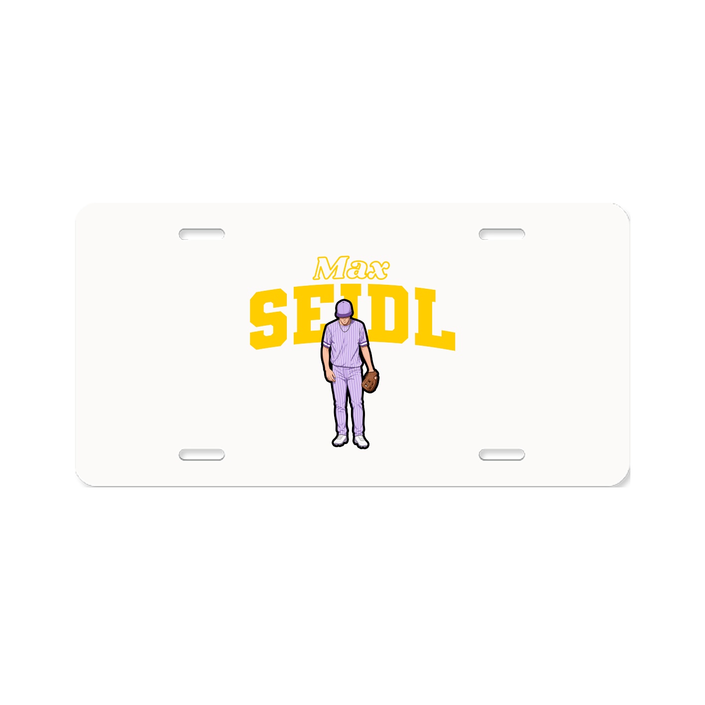 License Plate — Name Arch in Classic