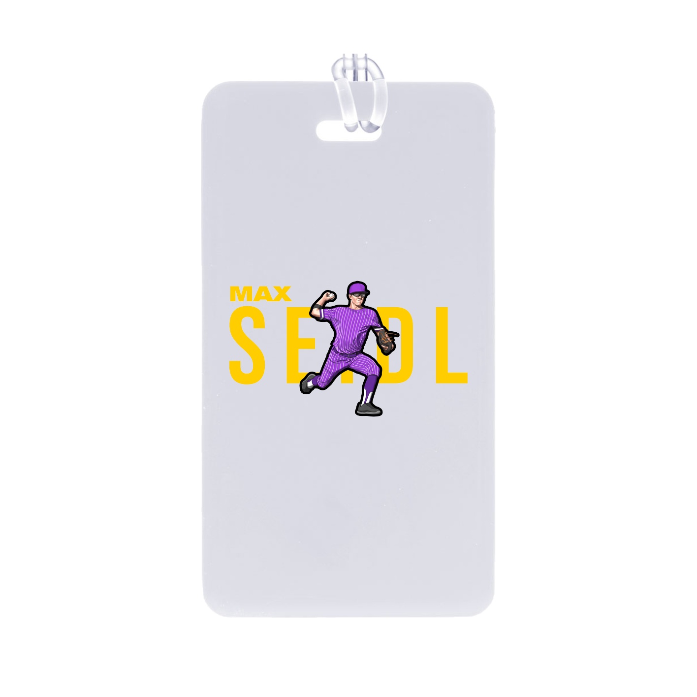 Bag Tag — Player Name in Classic