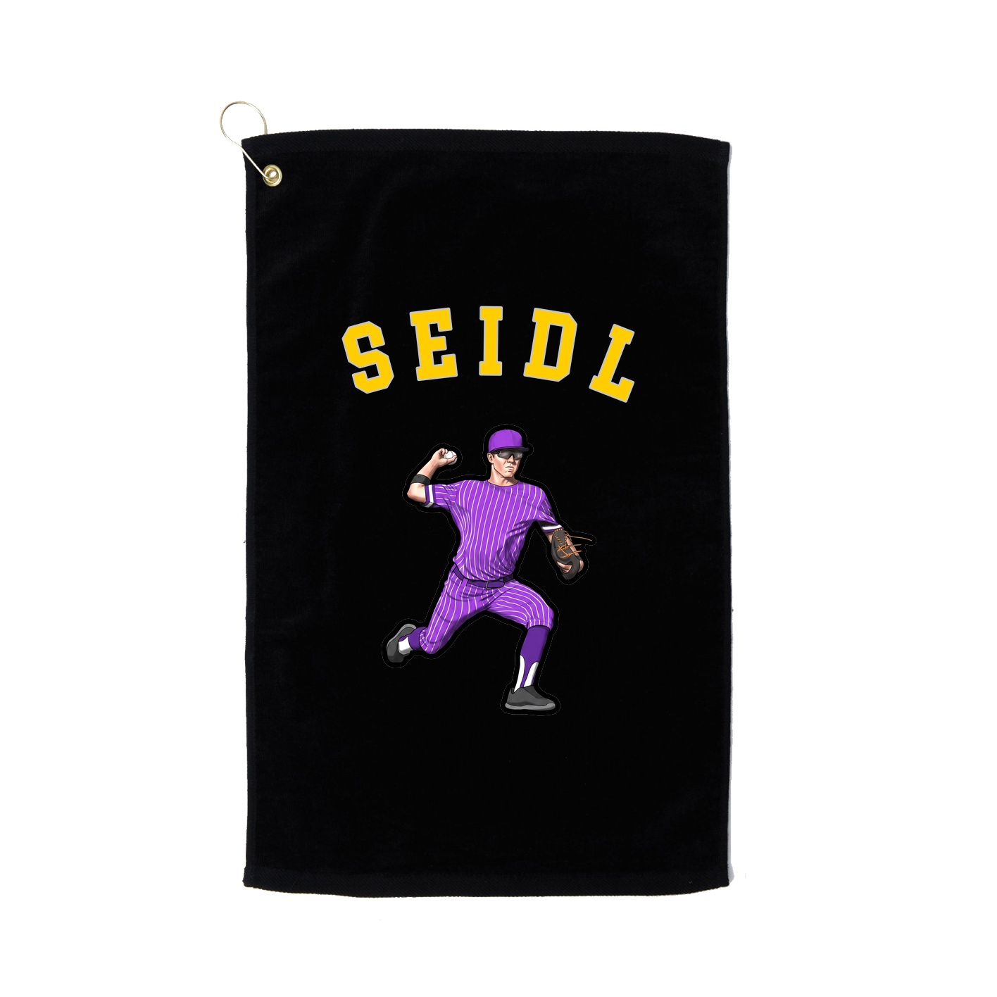 Golf Towel — Shirsey Arch in Black