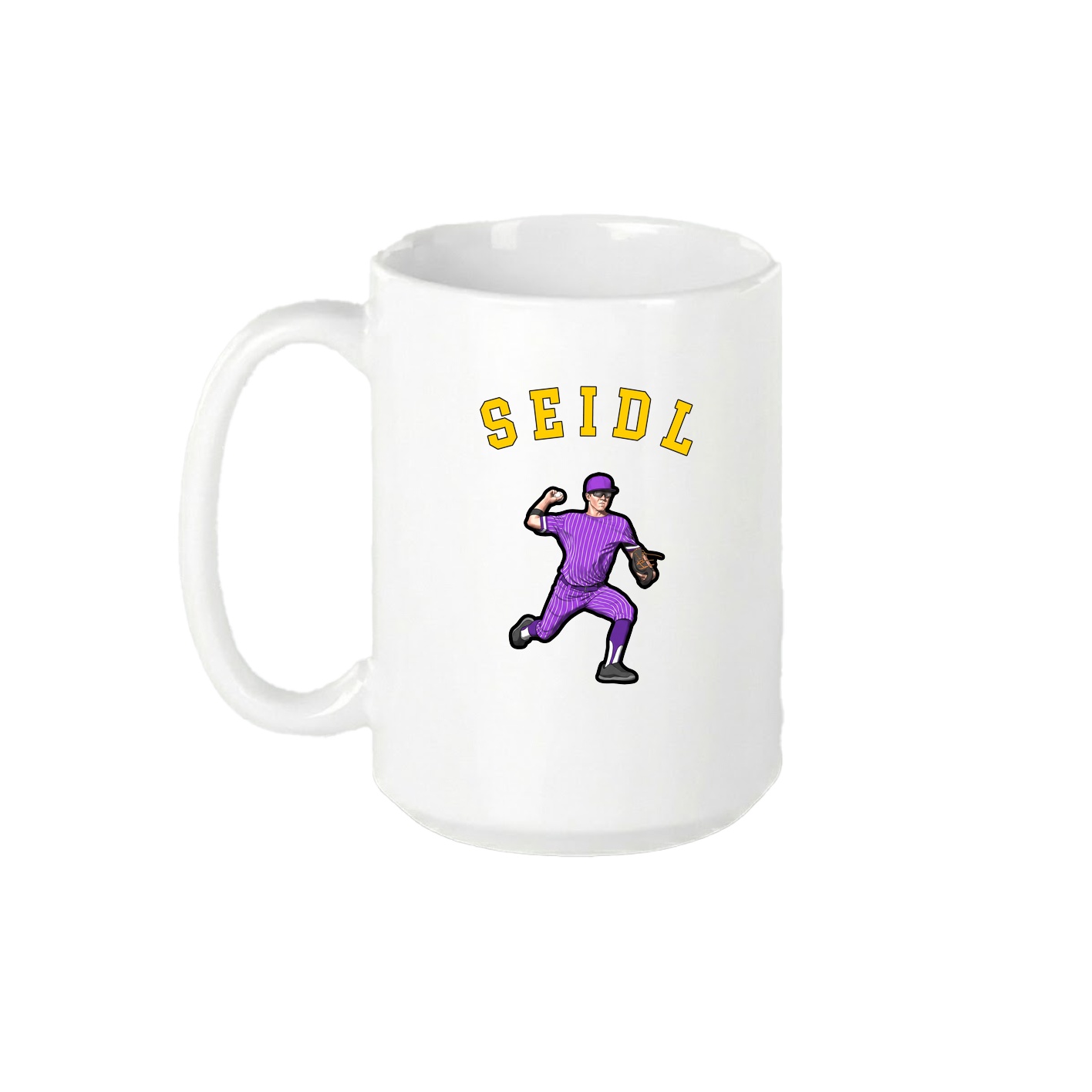 15oz Coffee Mug — Shirsey Arch in White