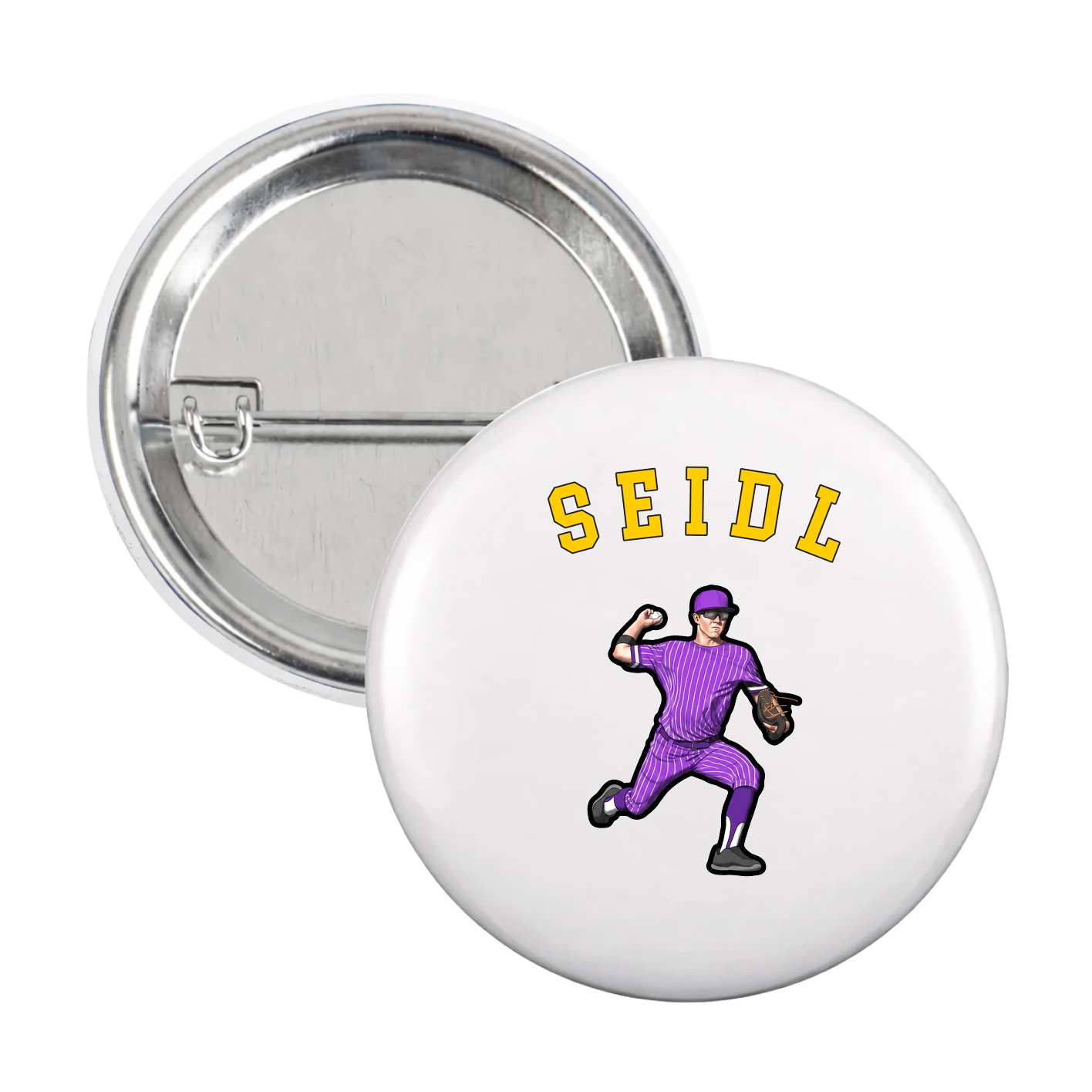 Game Day Button — Shirsey Arch in White