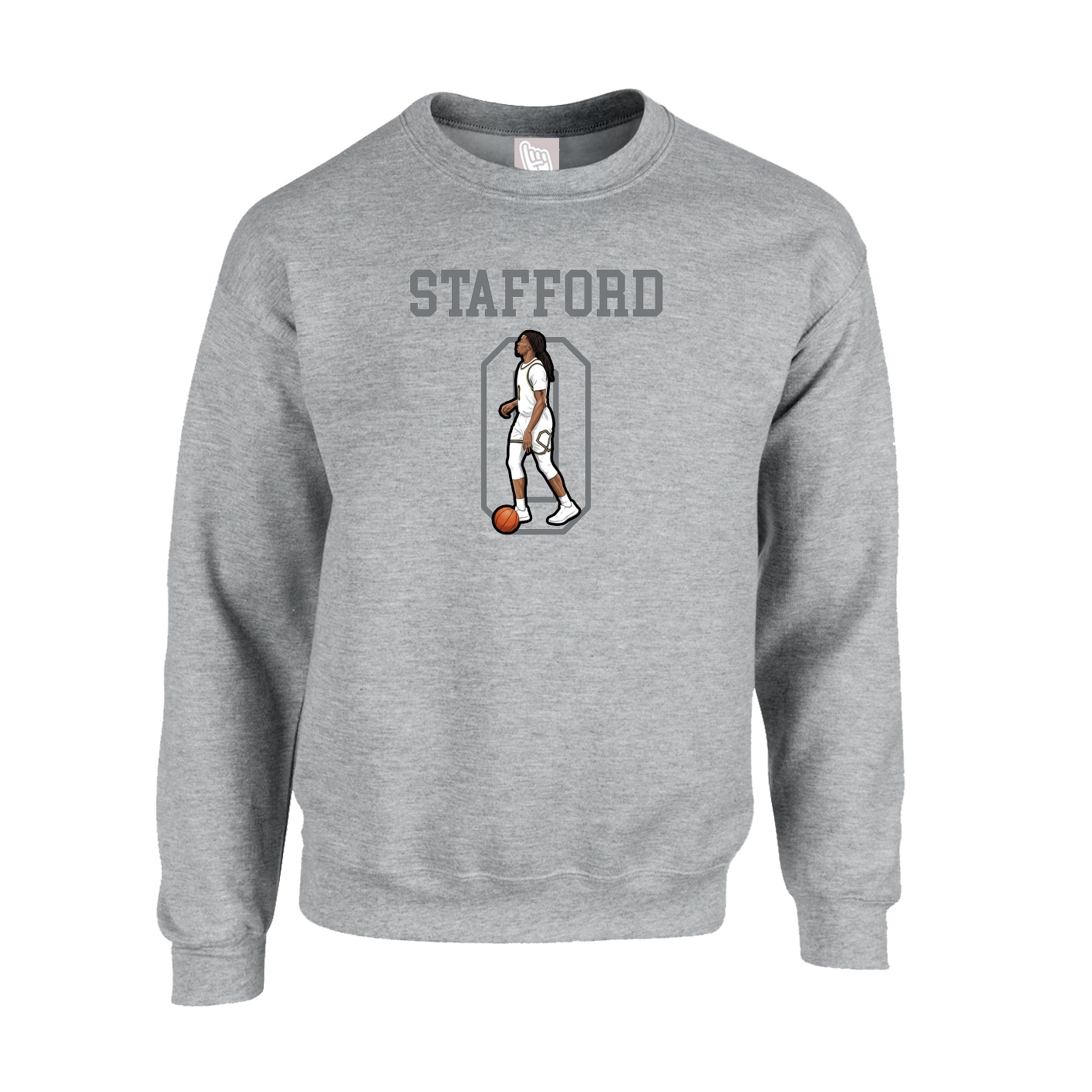 Fleece Crew — Shirsey in Grey