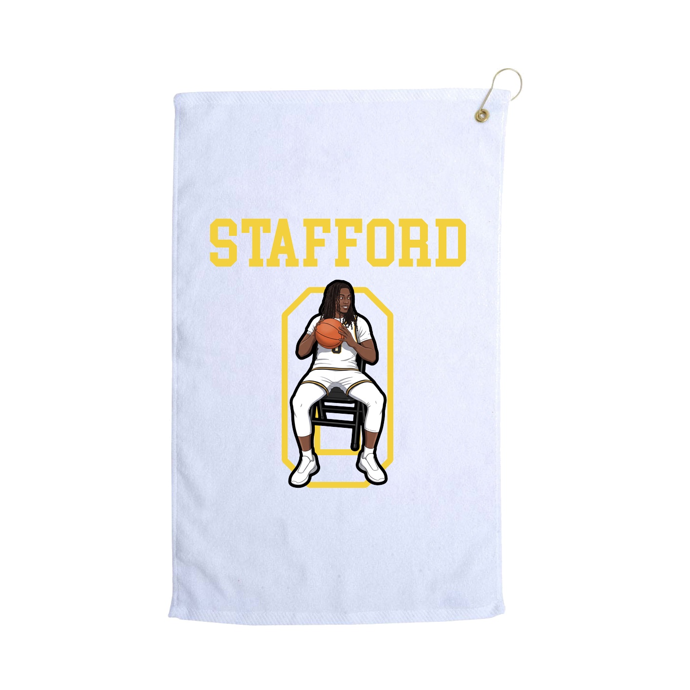 Golf Towel — Shirsey in White