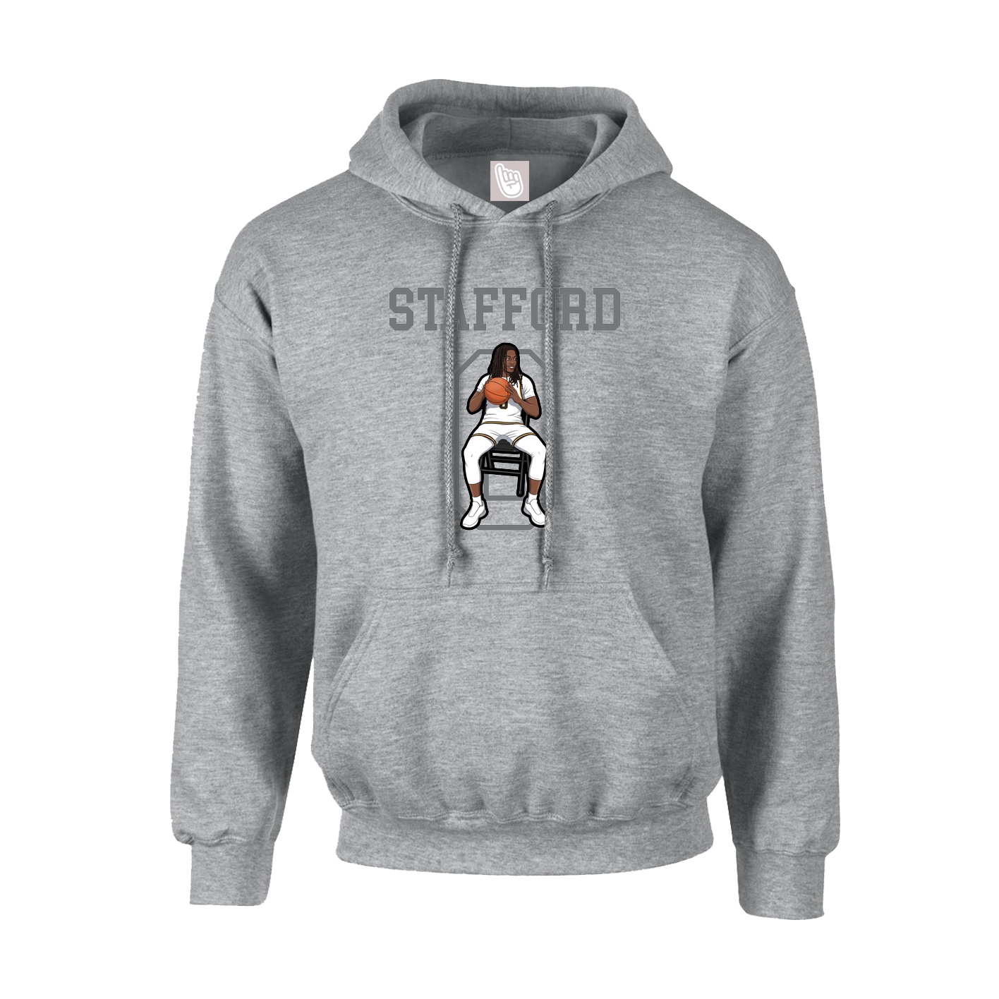 Hoodie — Shirsey in Grey