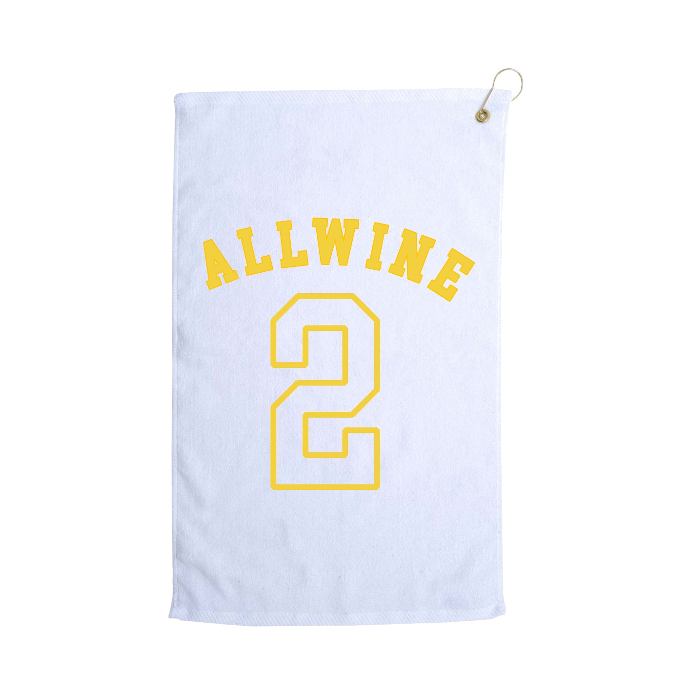 Golf Towel — Shirsey Arch in White
