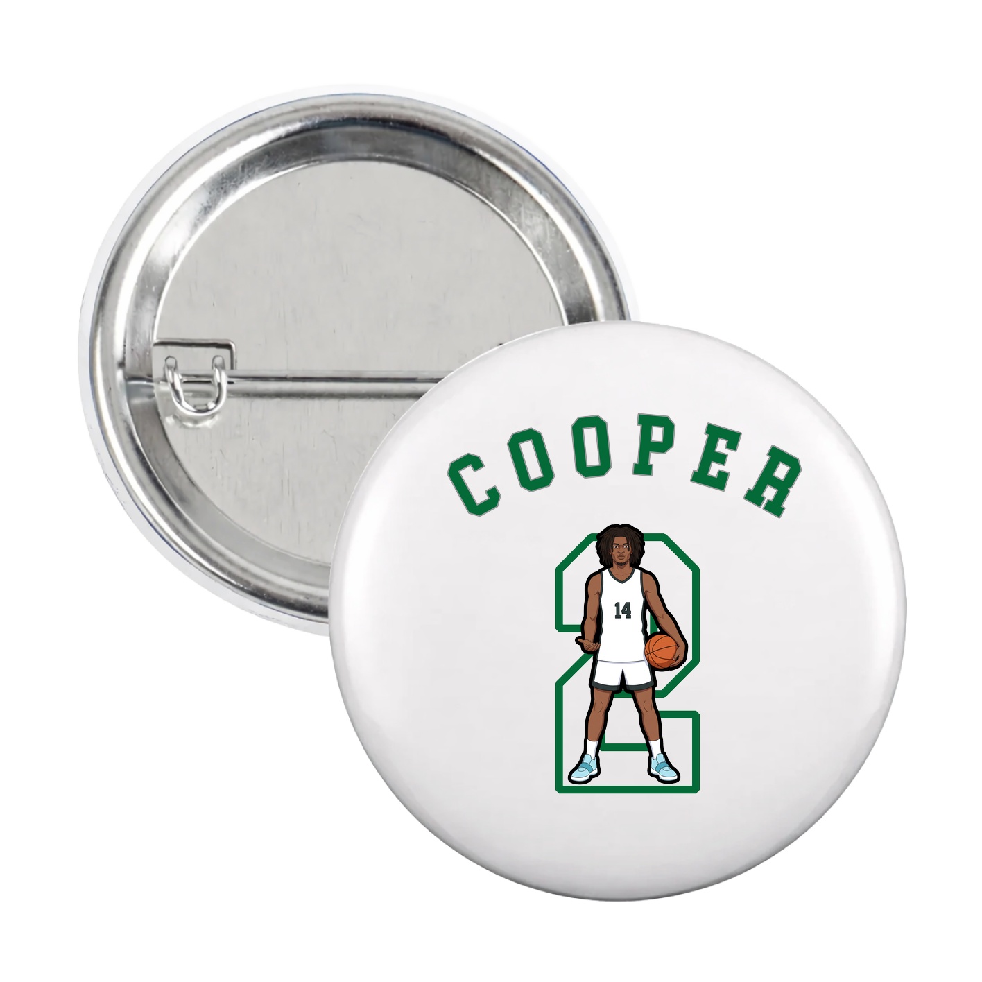 Game Day Button — Shirsey Arch in White