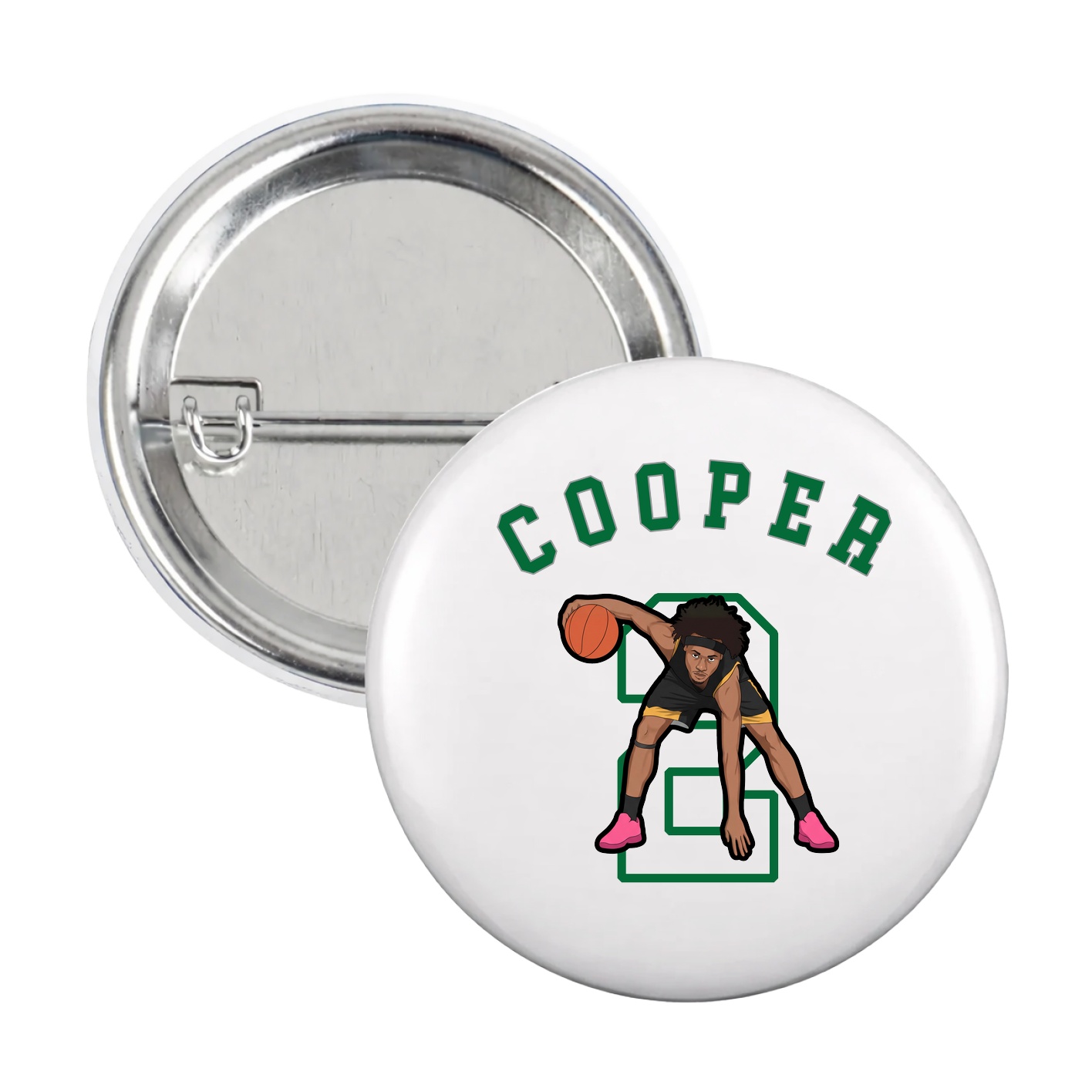 Game Day Button — Shirsey Arch in White