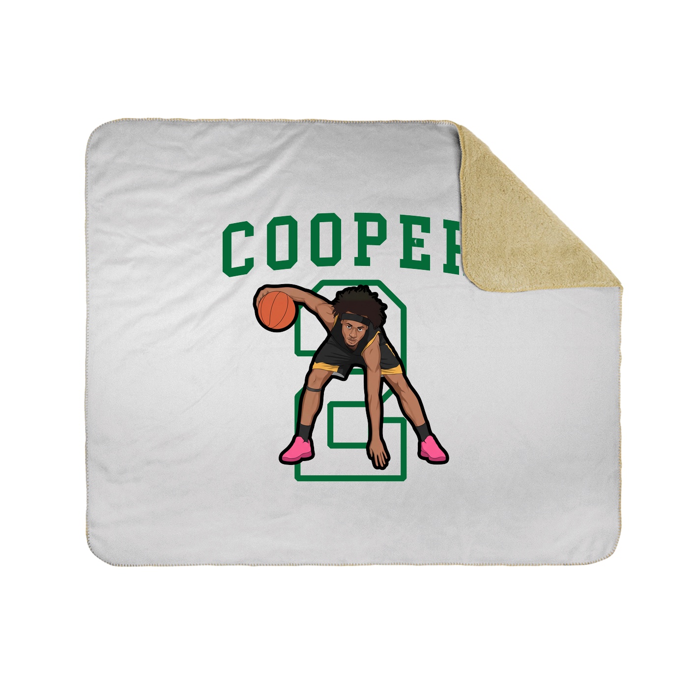 50x60 Sherpa Lined Throw Blanket