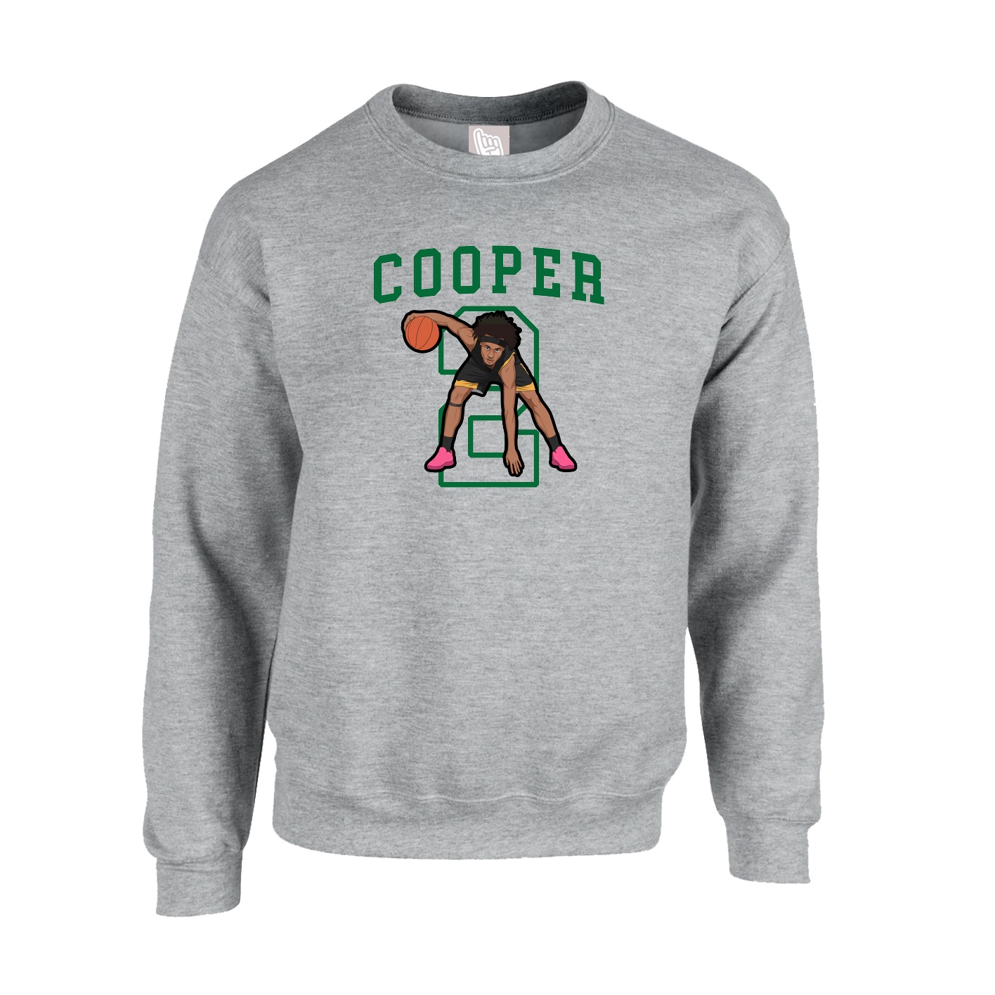 Fleece Crew — Shirsey in Grey