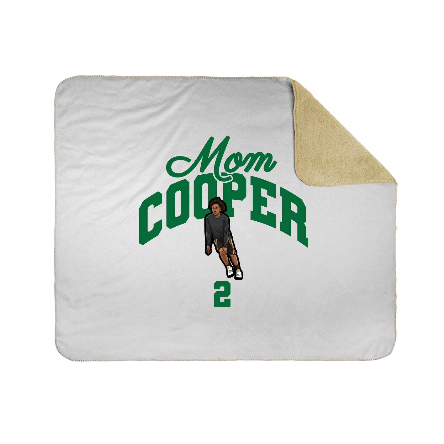 Throw Blanket — Mothers Day Arch in White