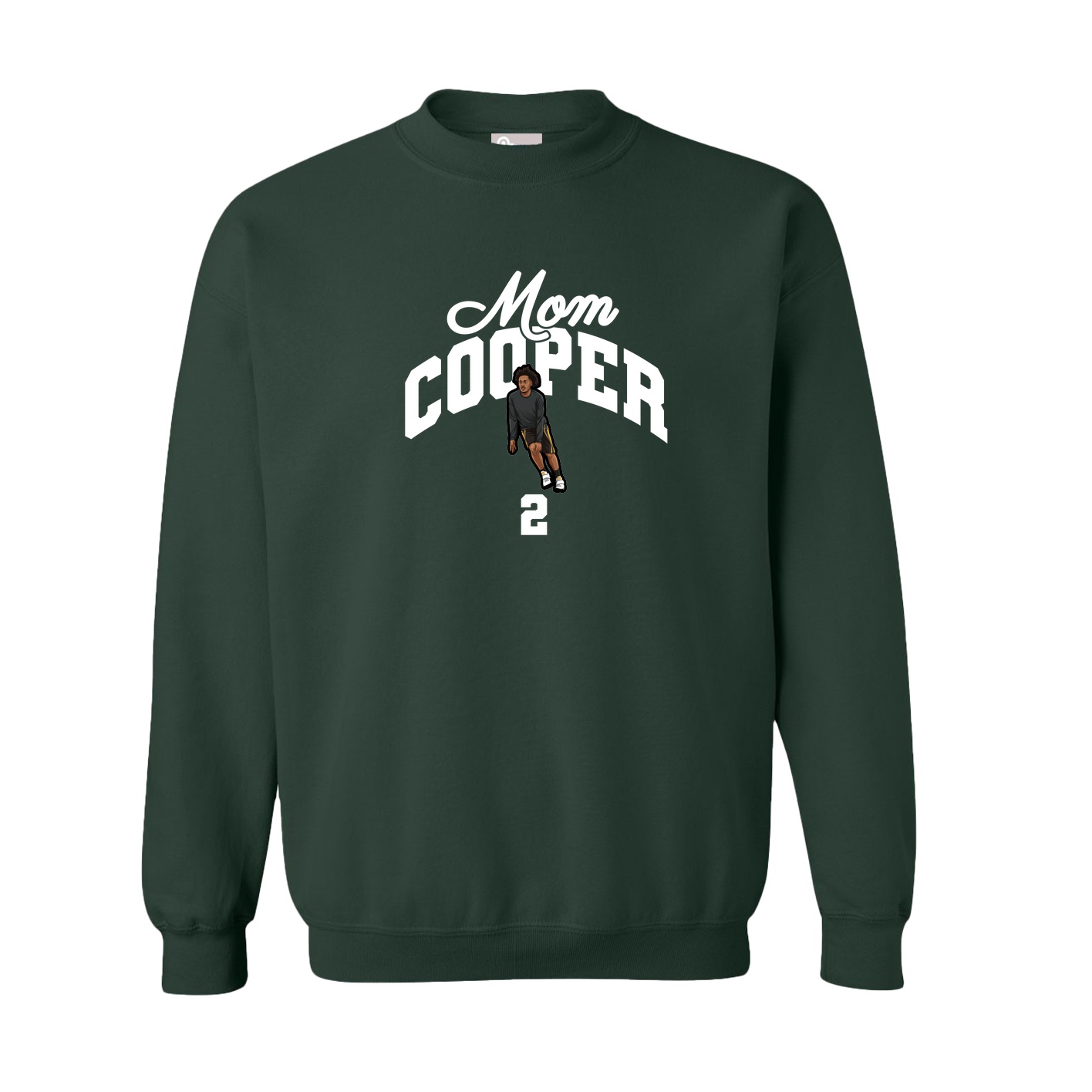 Fleece Crew — Mothers Day Arch in Green