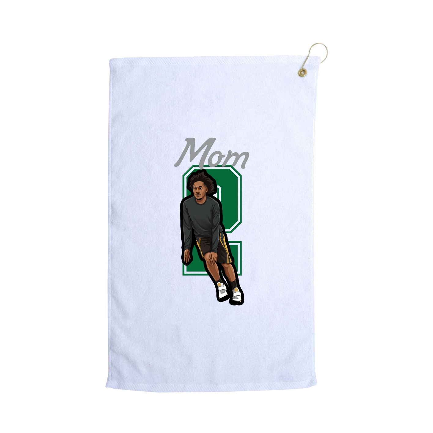Golf Towel — Mothers Day Shirsey in White