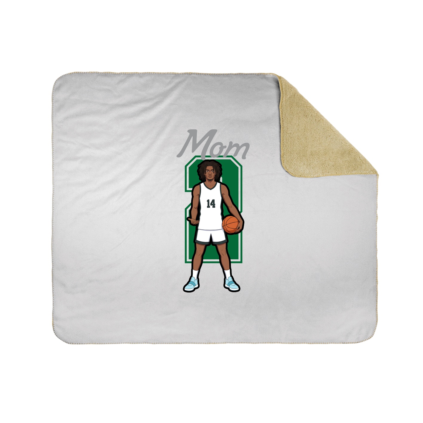 Throw Blanket — Mothers Day Shirsey in White