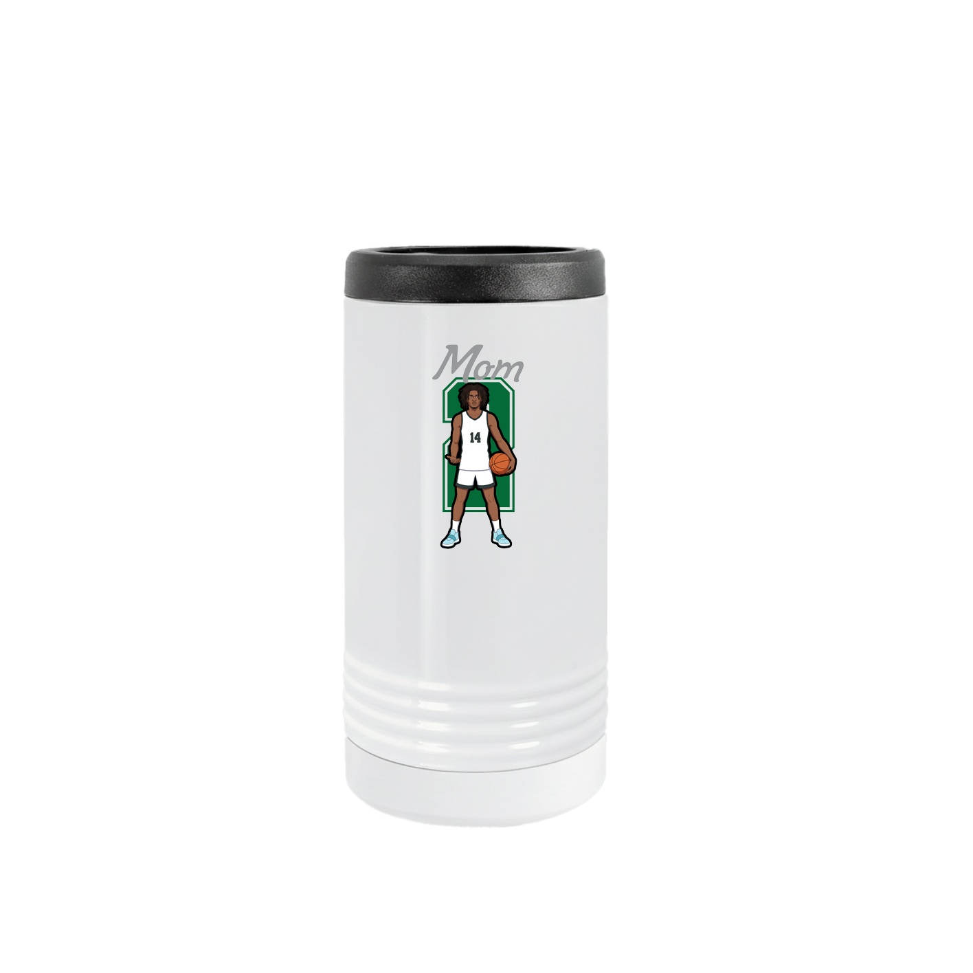 Slim Beverage Holder — Mothers Day Shirsey in White
