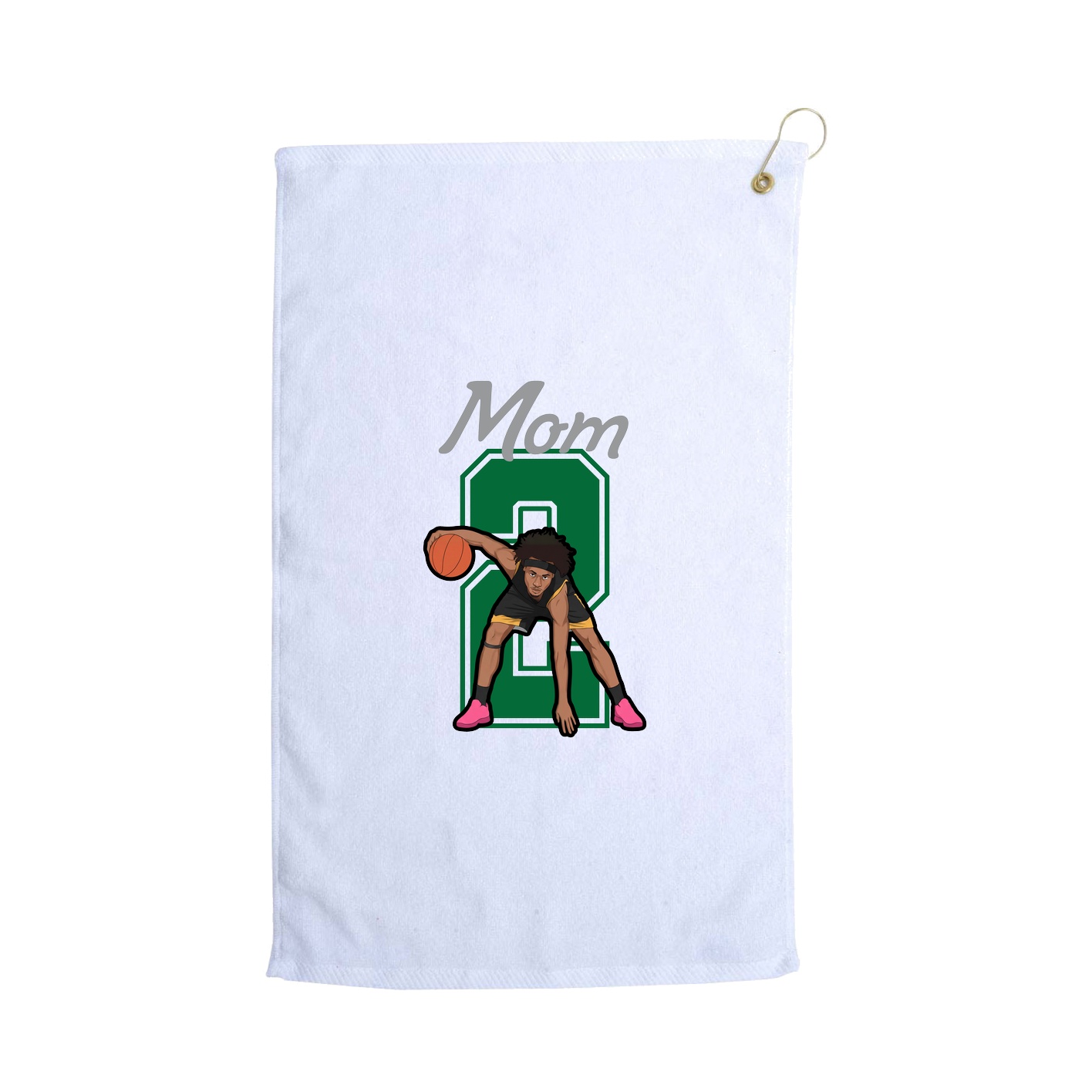 Golf Towel — Mothers Day Shirsey in White