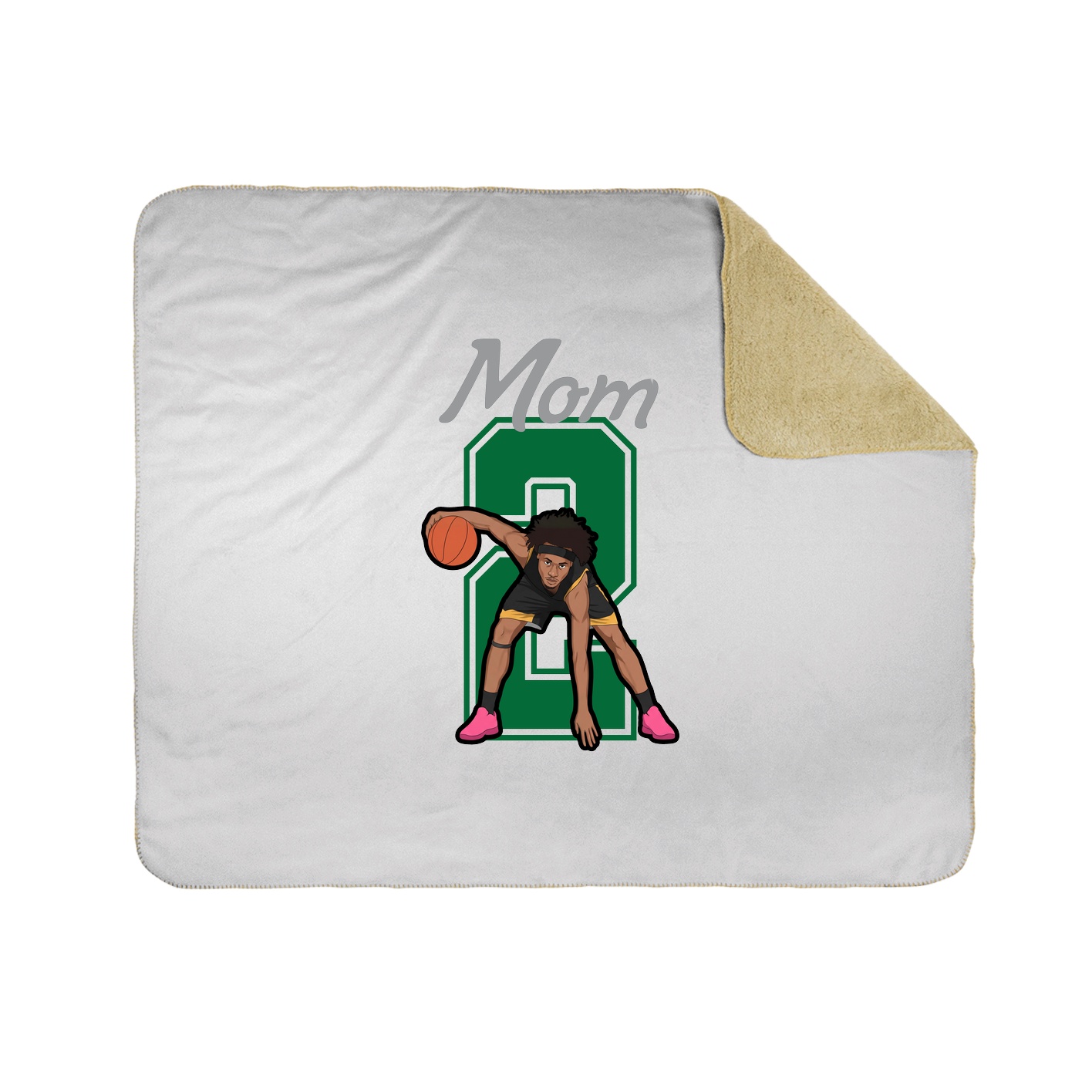 Throw Blanket — Mothers Day Shirsey in White