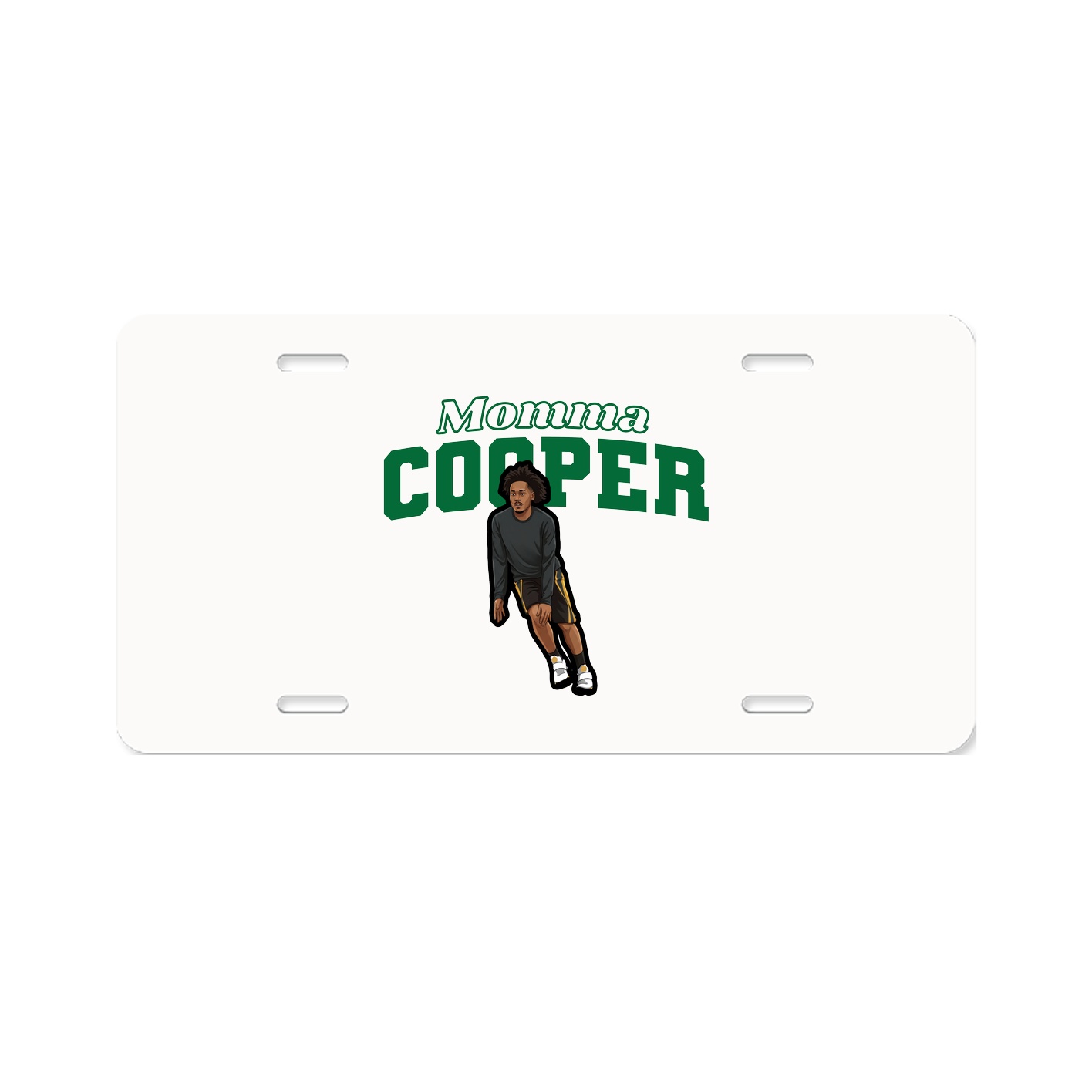 License Plate — Mothers Day Block in Classic