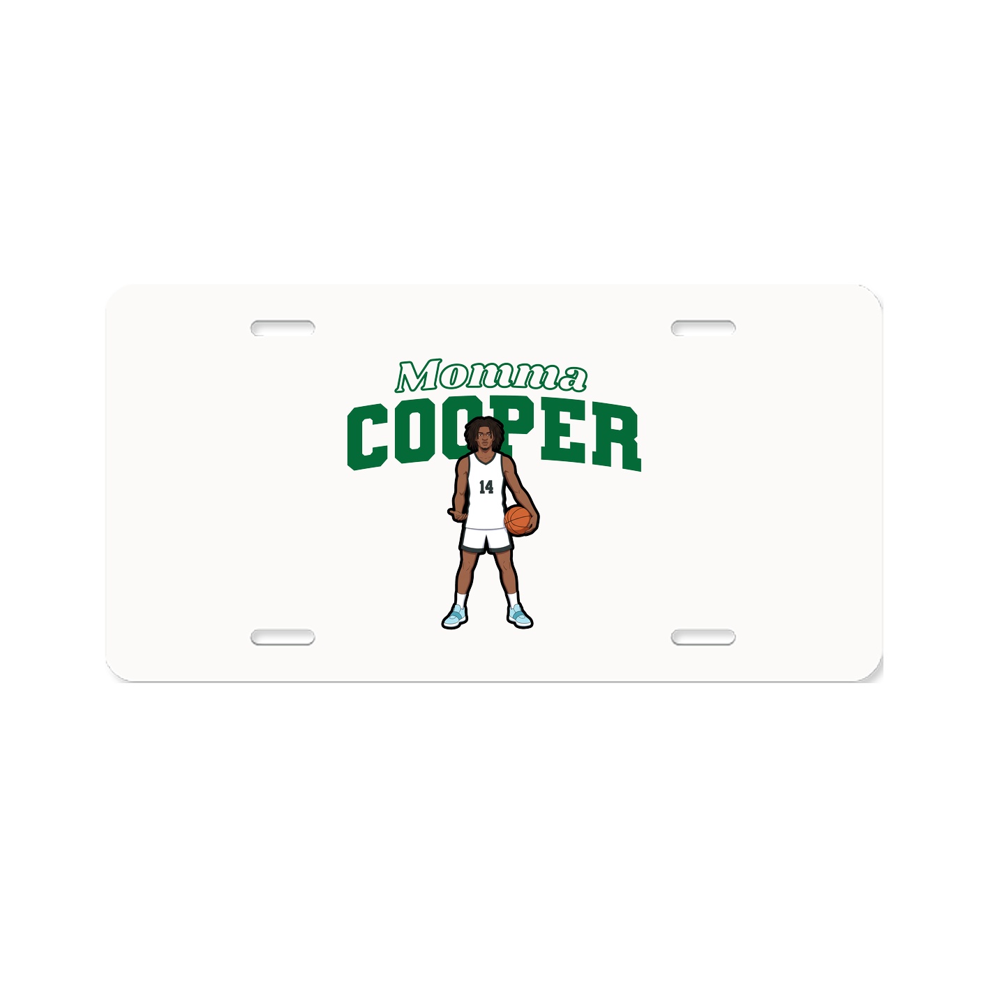 License Plate — Mothers Day Block in Classic