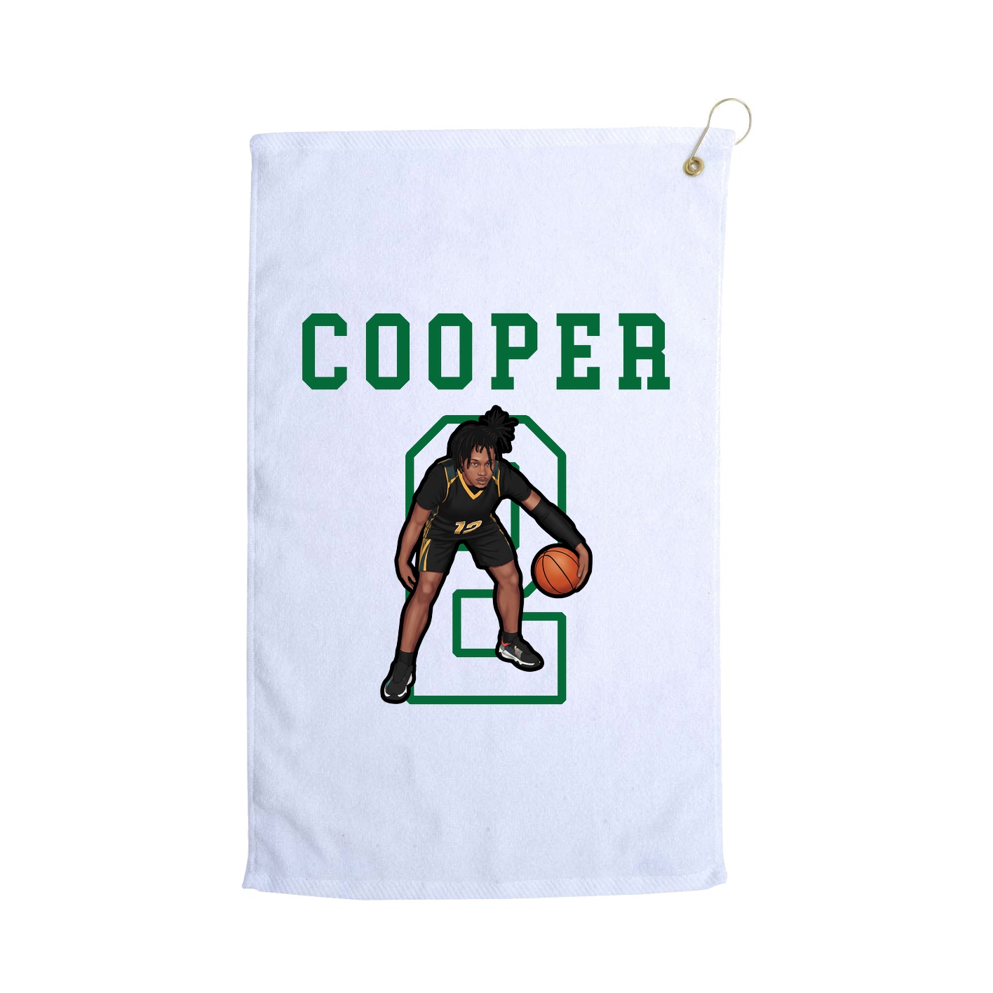 Golf Towel — Shirsey in White