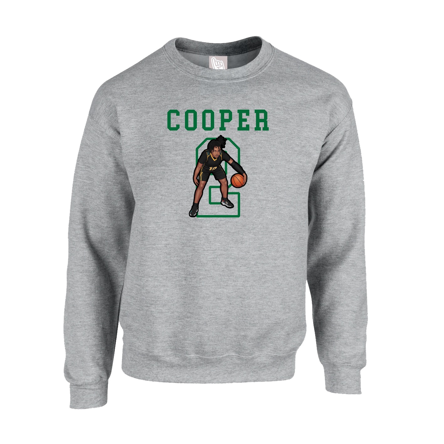Fleece Crew — Shirsey in Grey