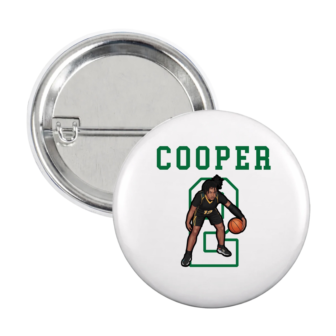 Game Day Button — Shirsey in White