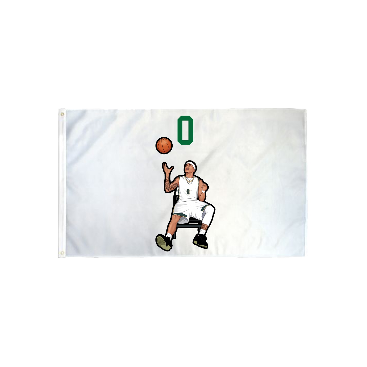 3x5 Flag — Number Top in Classic