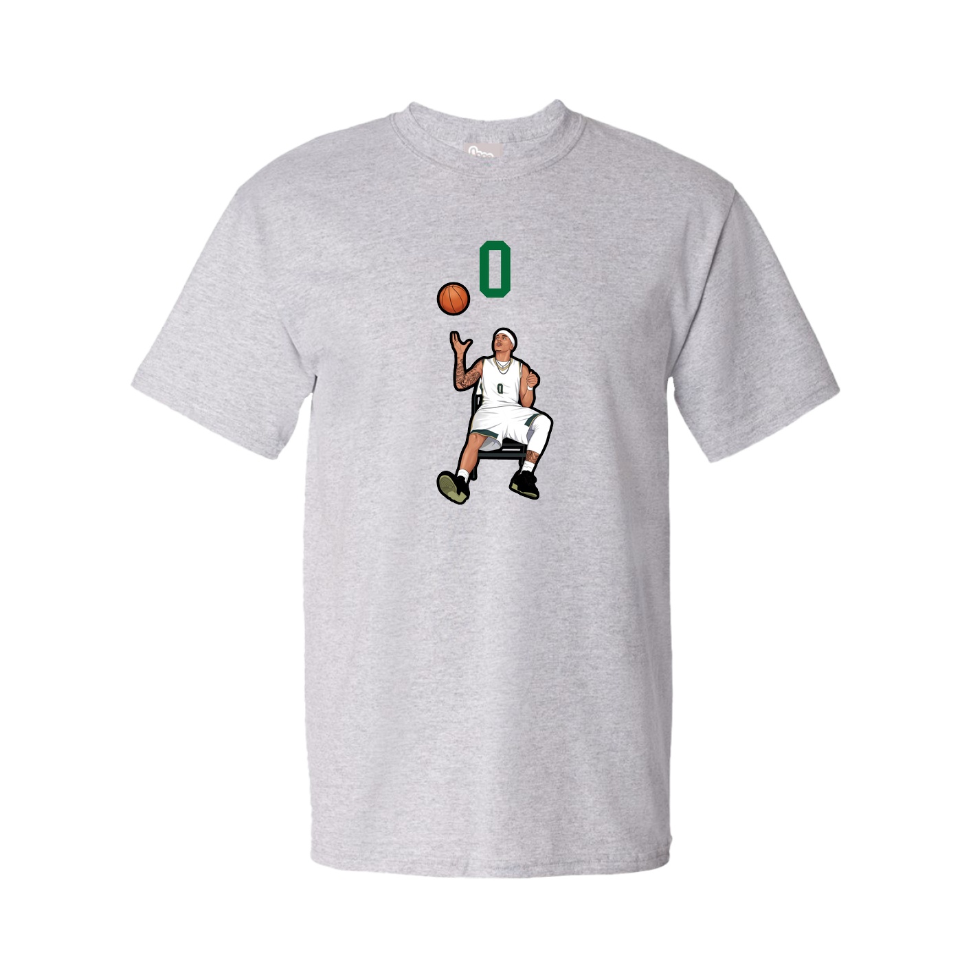 Tee — Number Top in Grey
