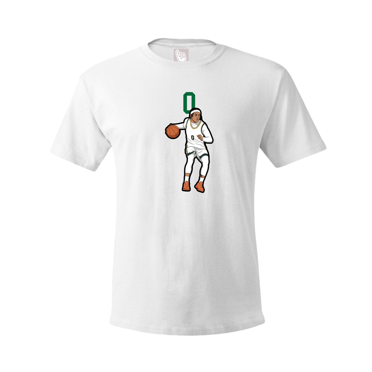 Tee — Number Top in White
