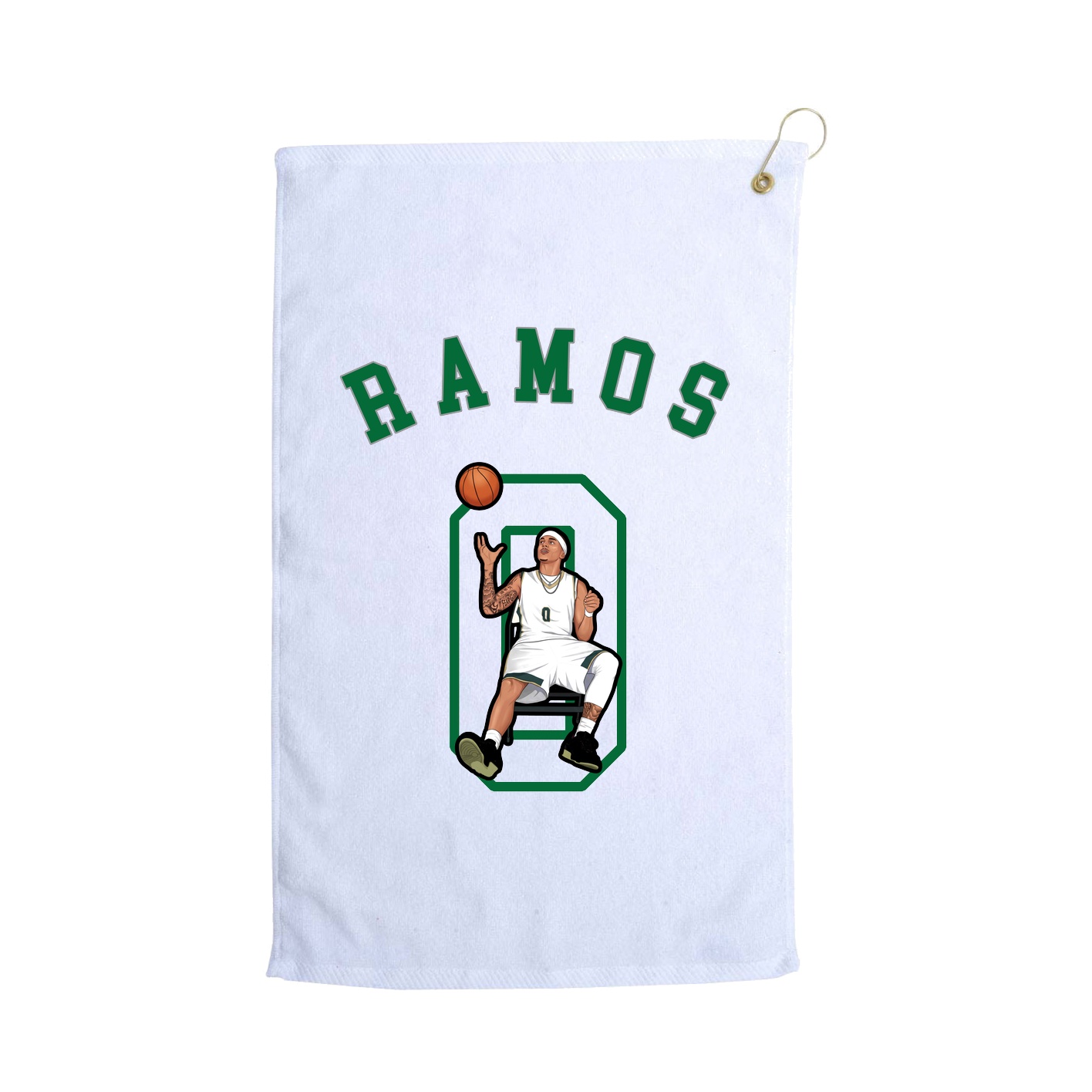 Golf Towel — Shirsey Arch in White