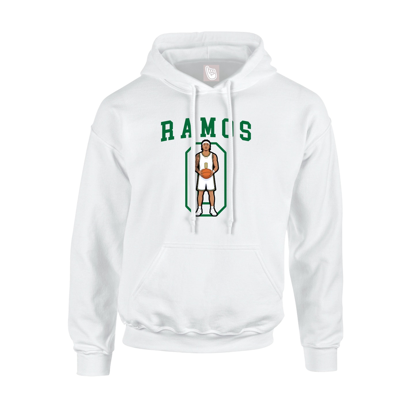 Hoodie — Shirsey in White