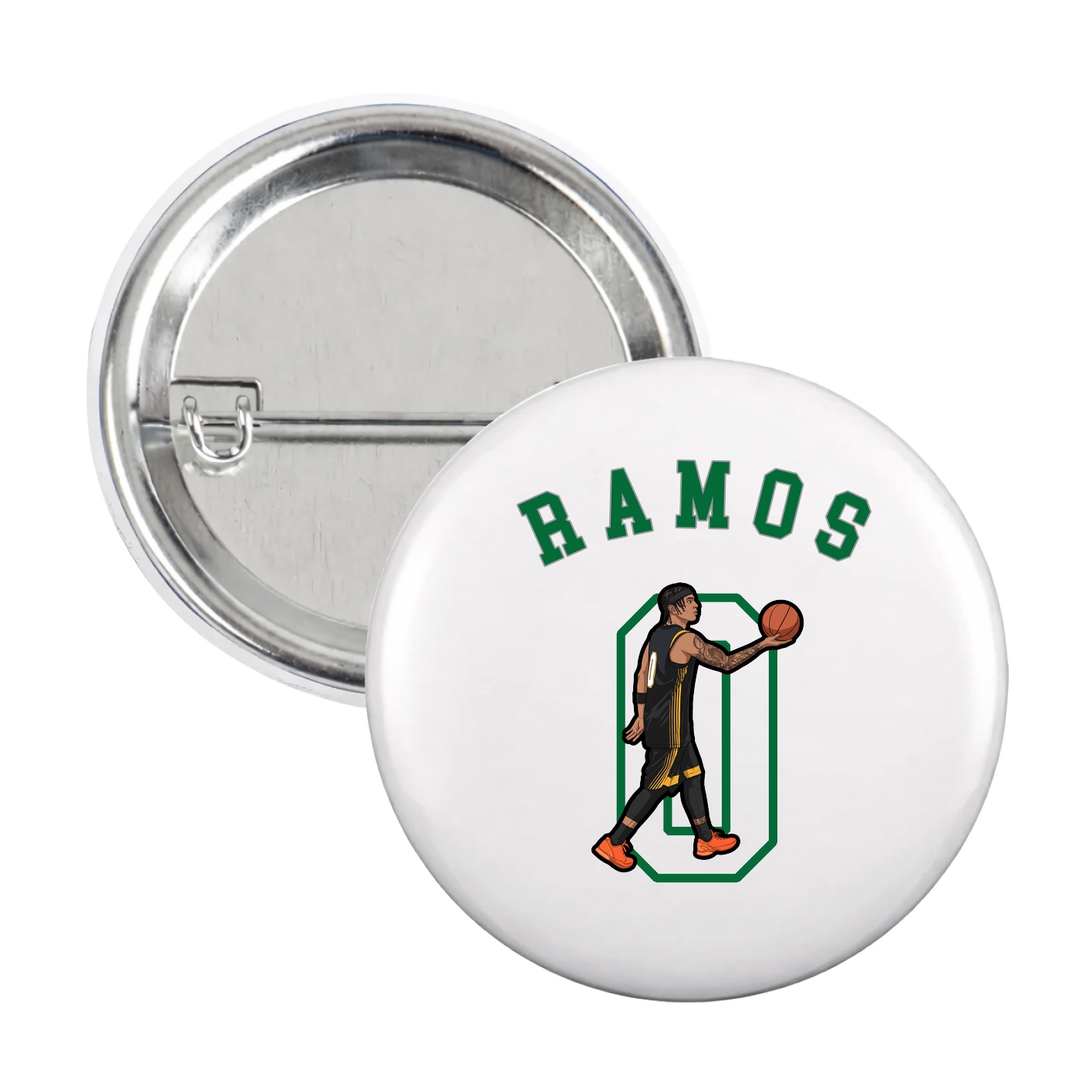 Game Day Button — Shirsey Arch in White
