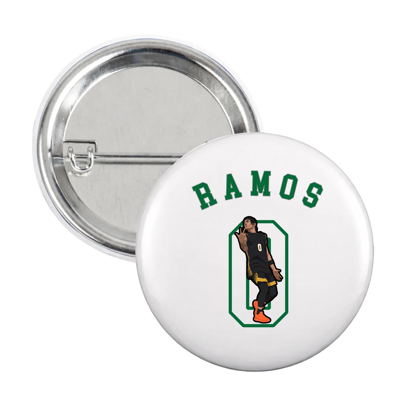 Game Day Button — Shirsey Arch in White