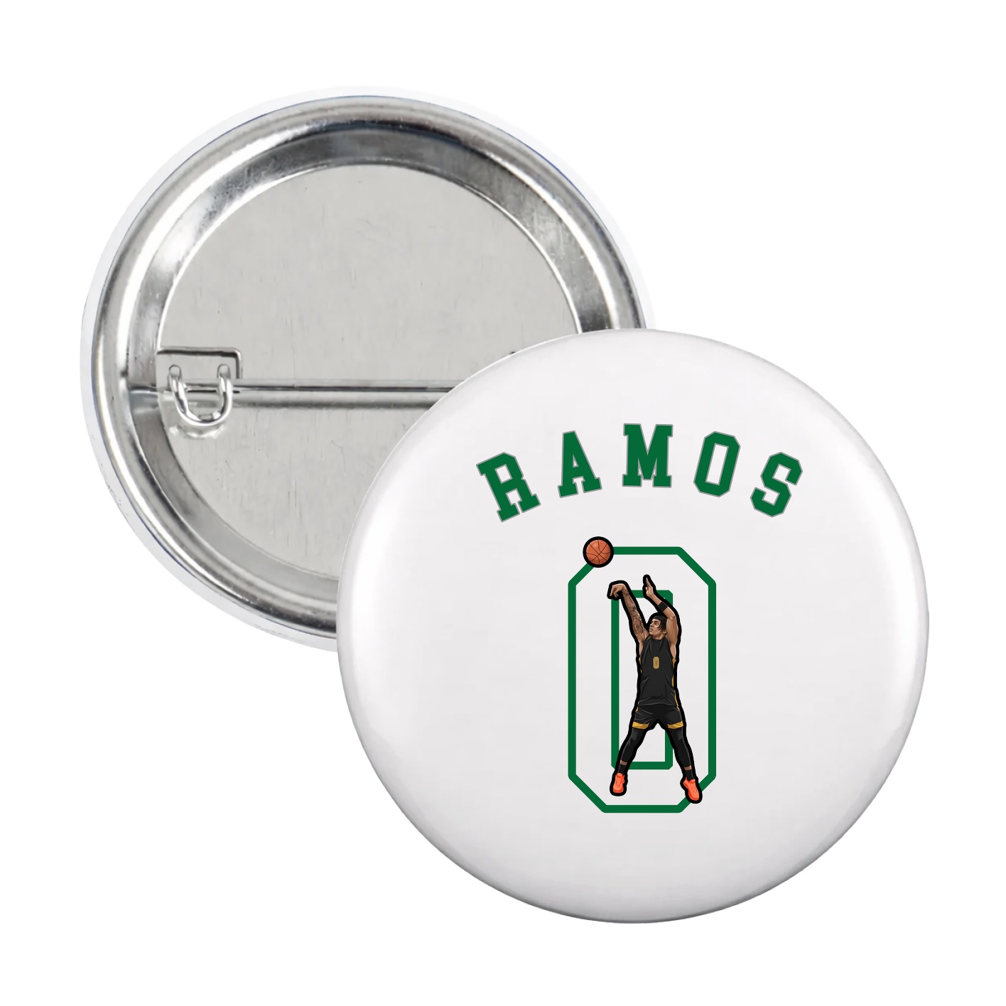 Game Day Button — Shirsey Arch in White