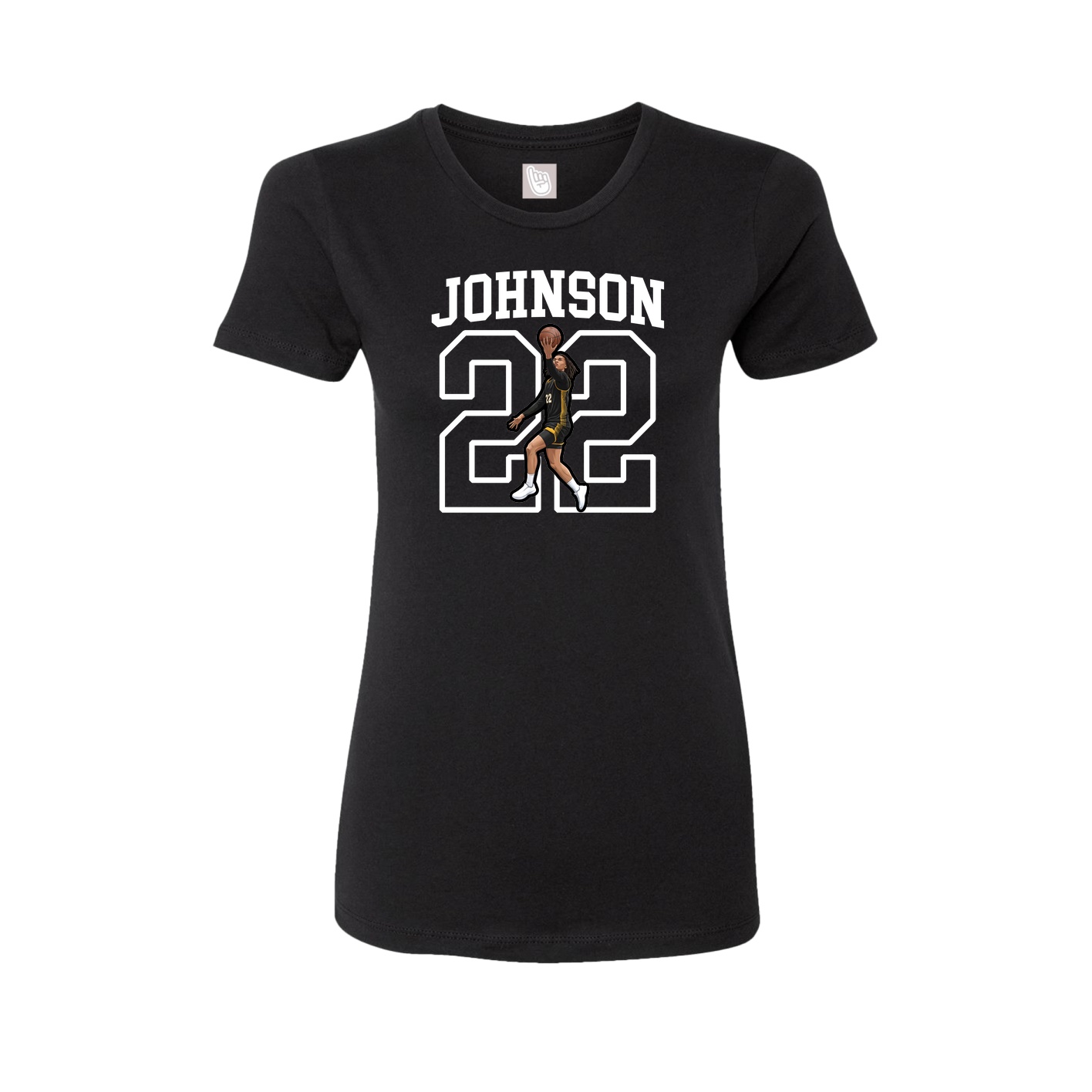 Fitted Women's Tee — Shirsey in Black