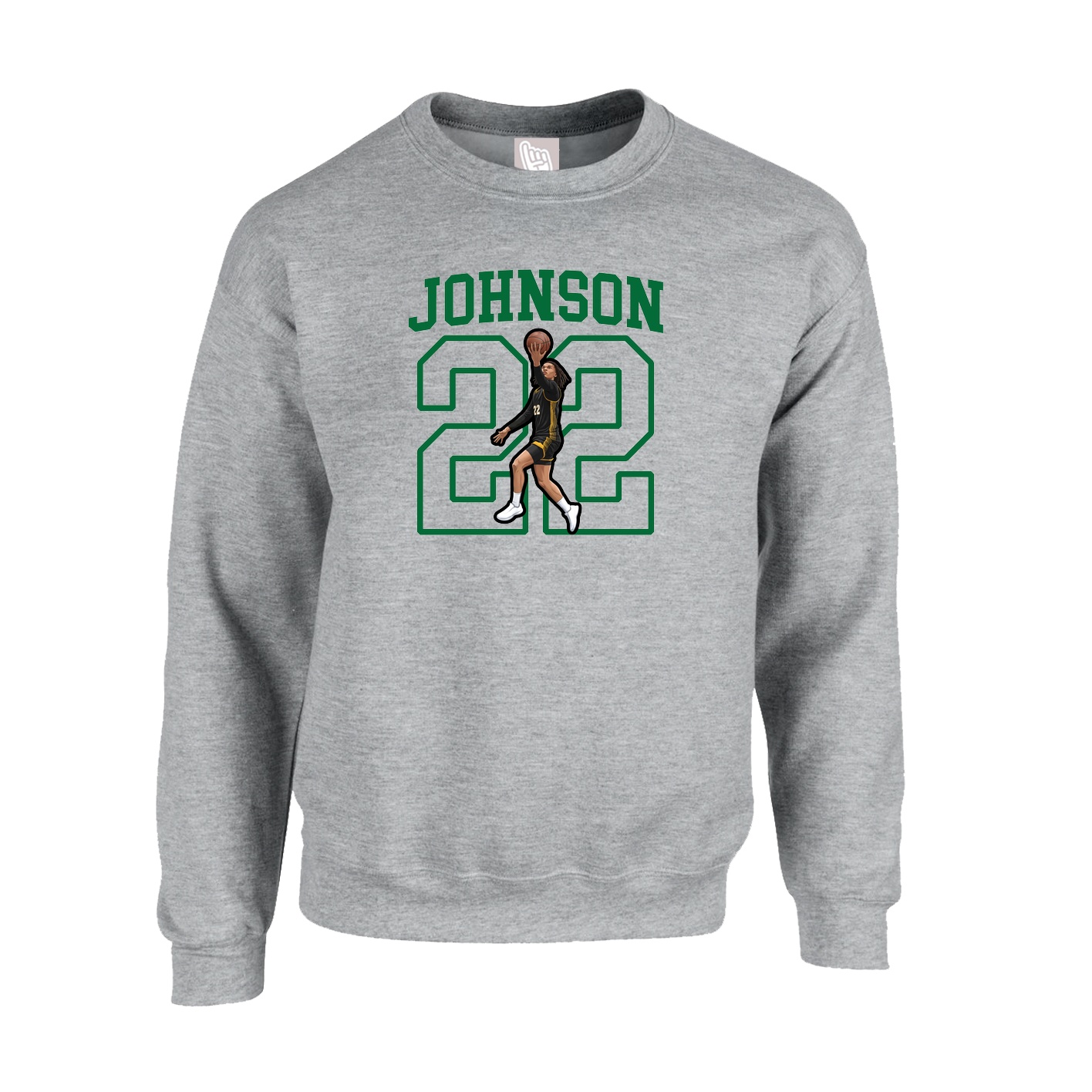 Fleece Crew — Shirsey in Grey