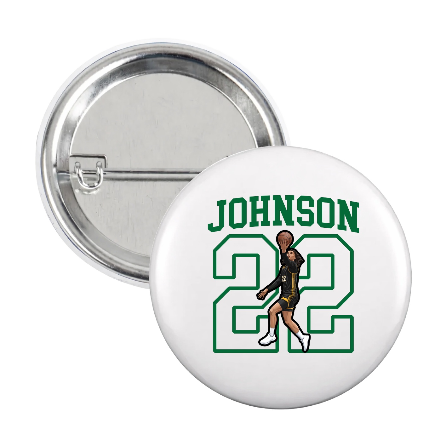 Game Day Button — Shirsey in White