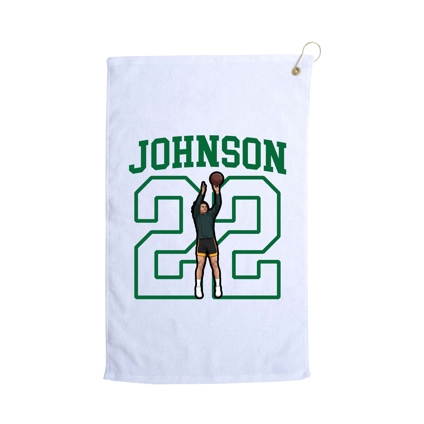 Golf Towel — Shirsey in White