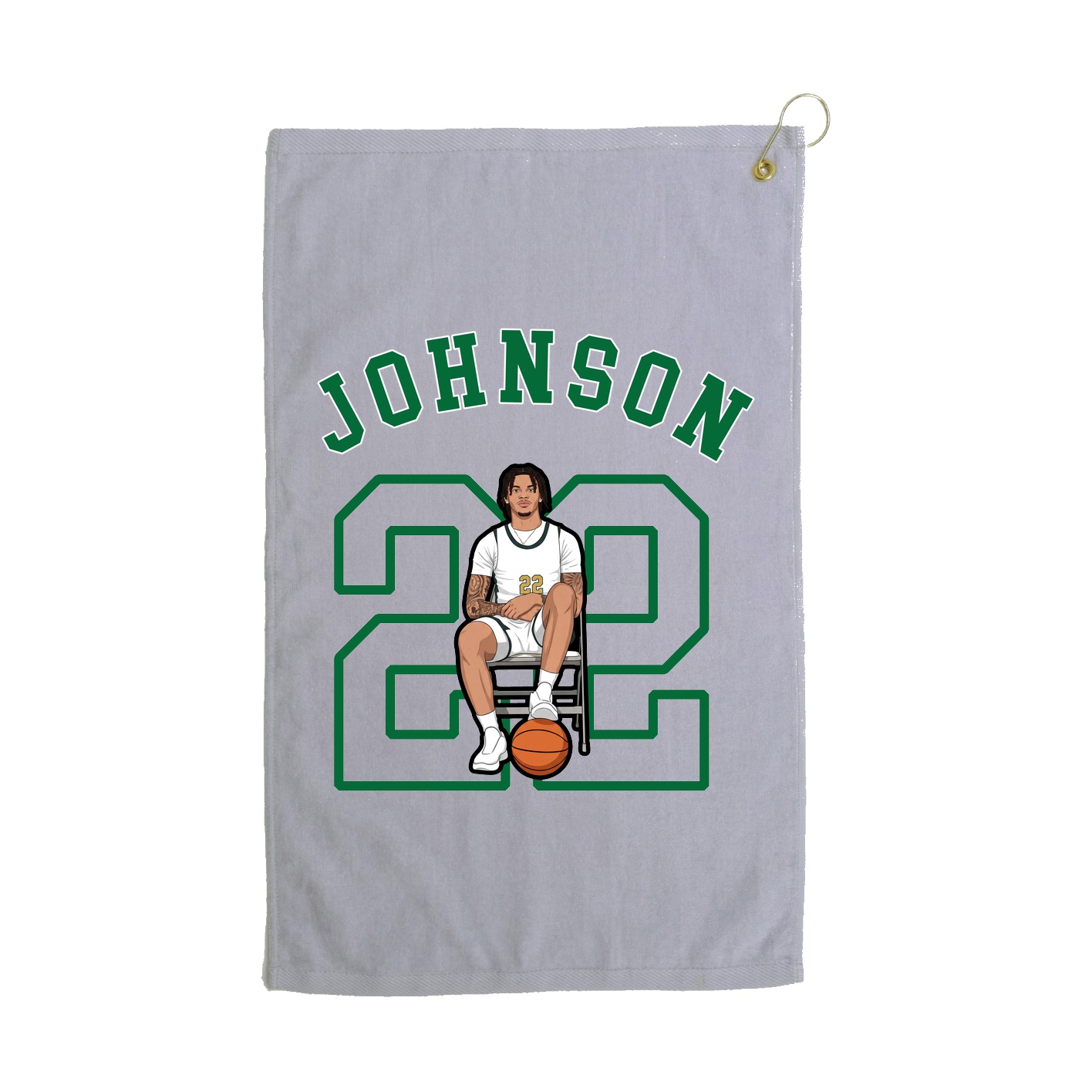 Golf Towel — Shirsey Arch in Grey