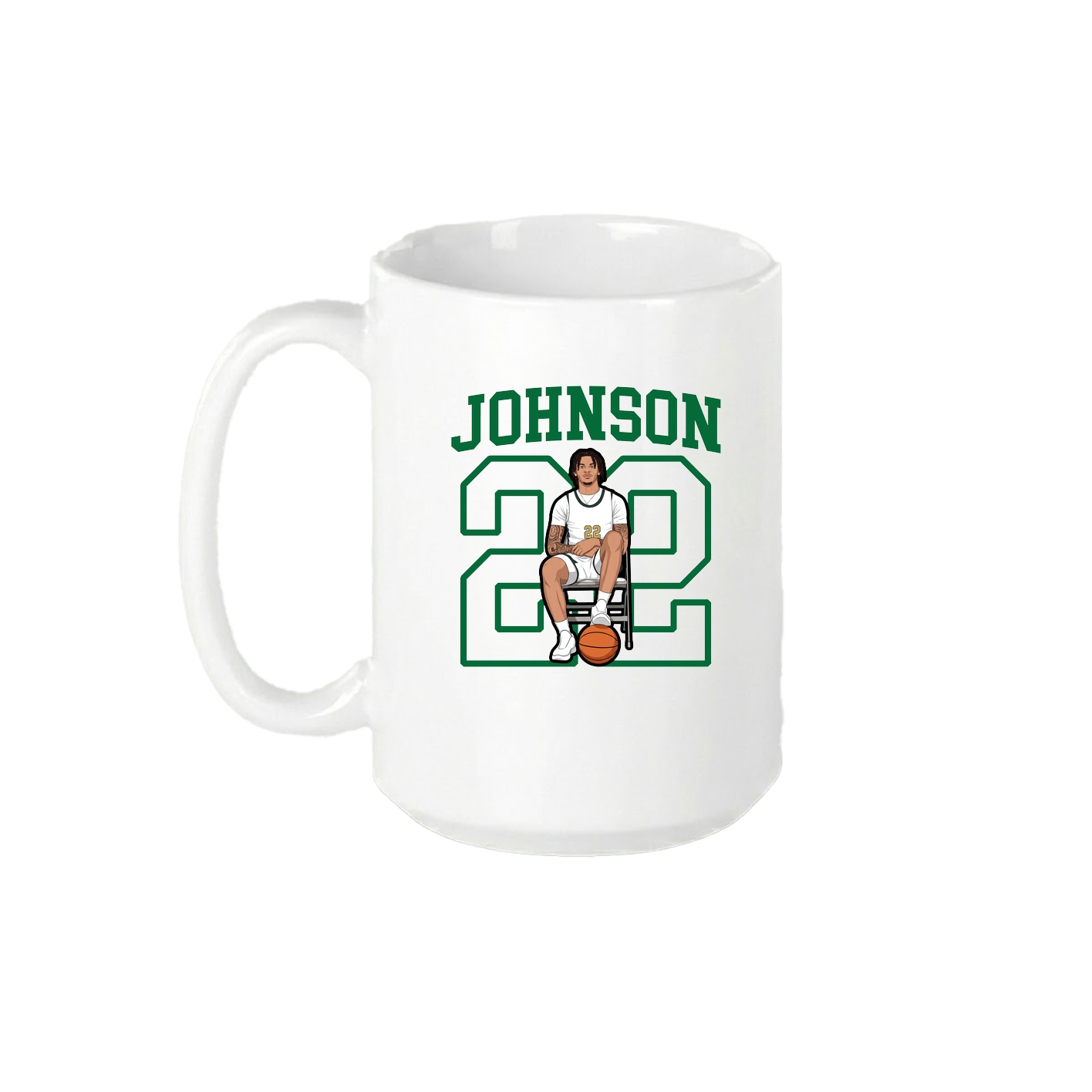 15oz Coffee Mug — Shirsey in White