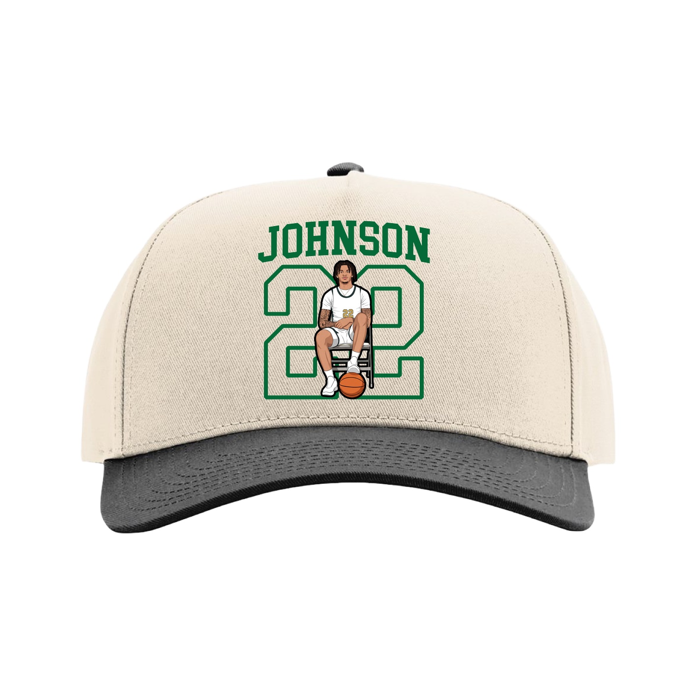 Full Fabric Five-Panel Champ Cap