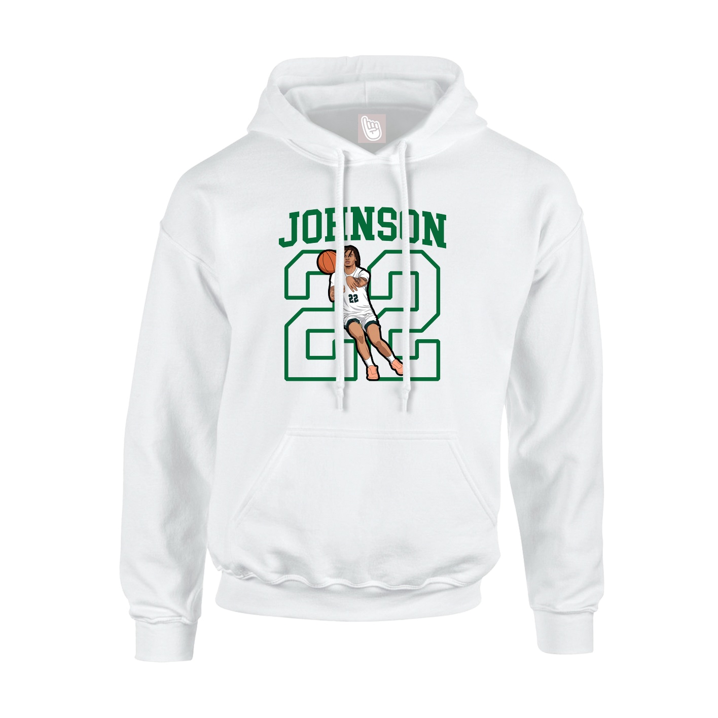 Hoodie — Shirsey in White