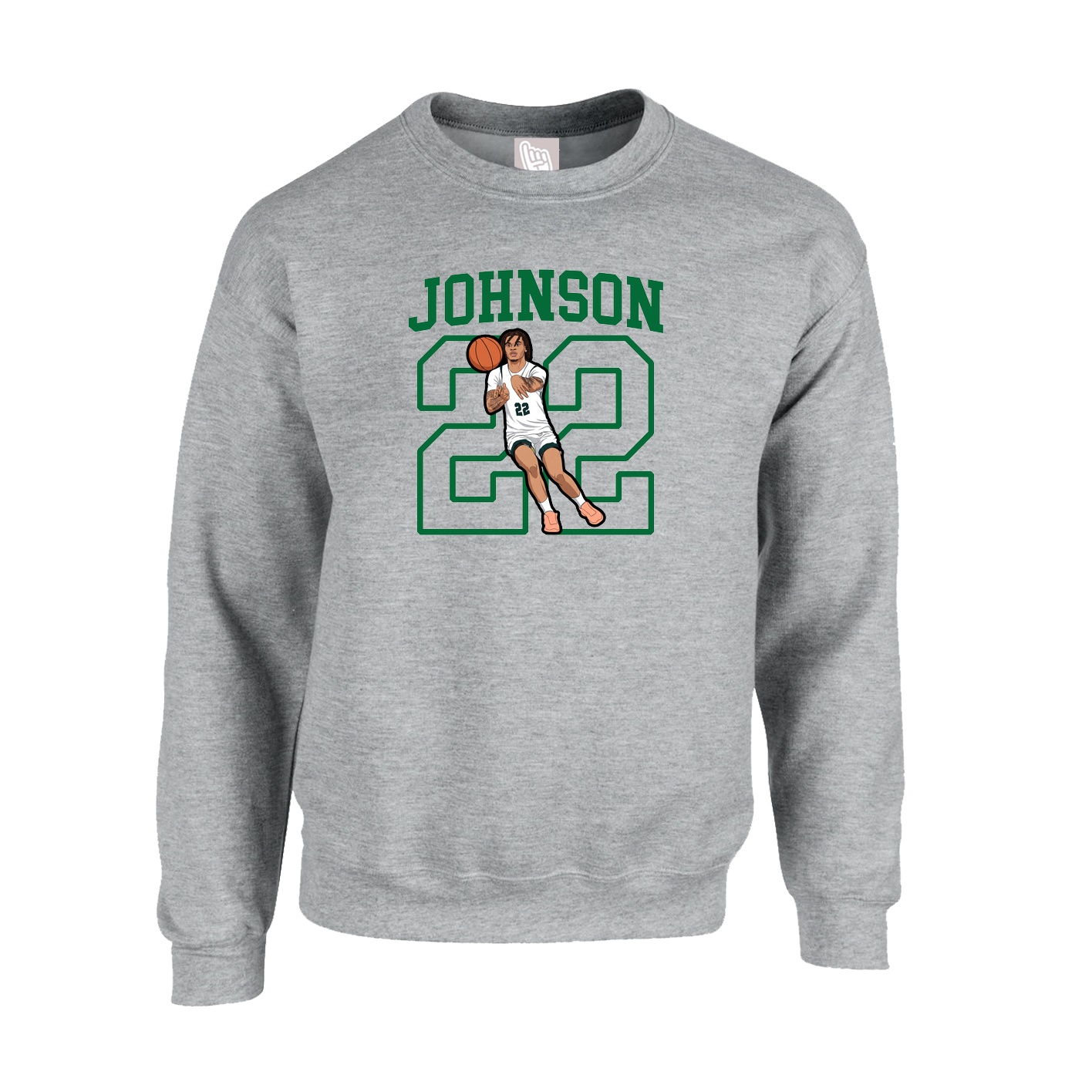 Fleece Crew — Shirsey in Grey