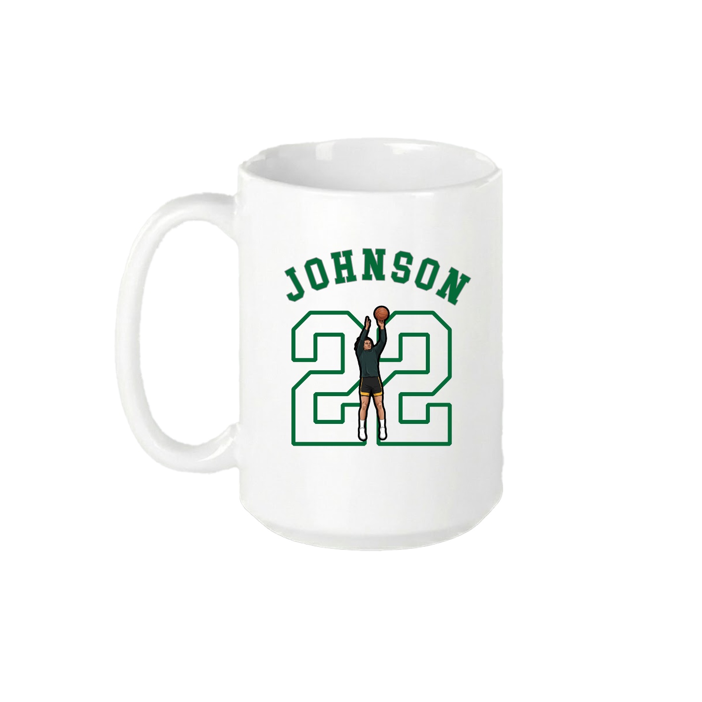 15oz Coffee Mug — Shirsey Arch in White